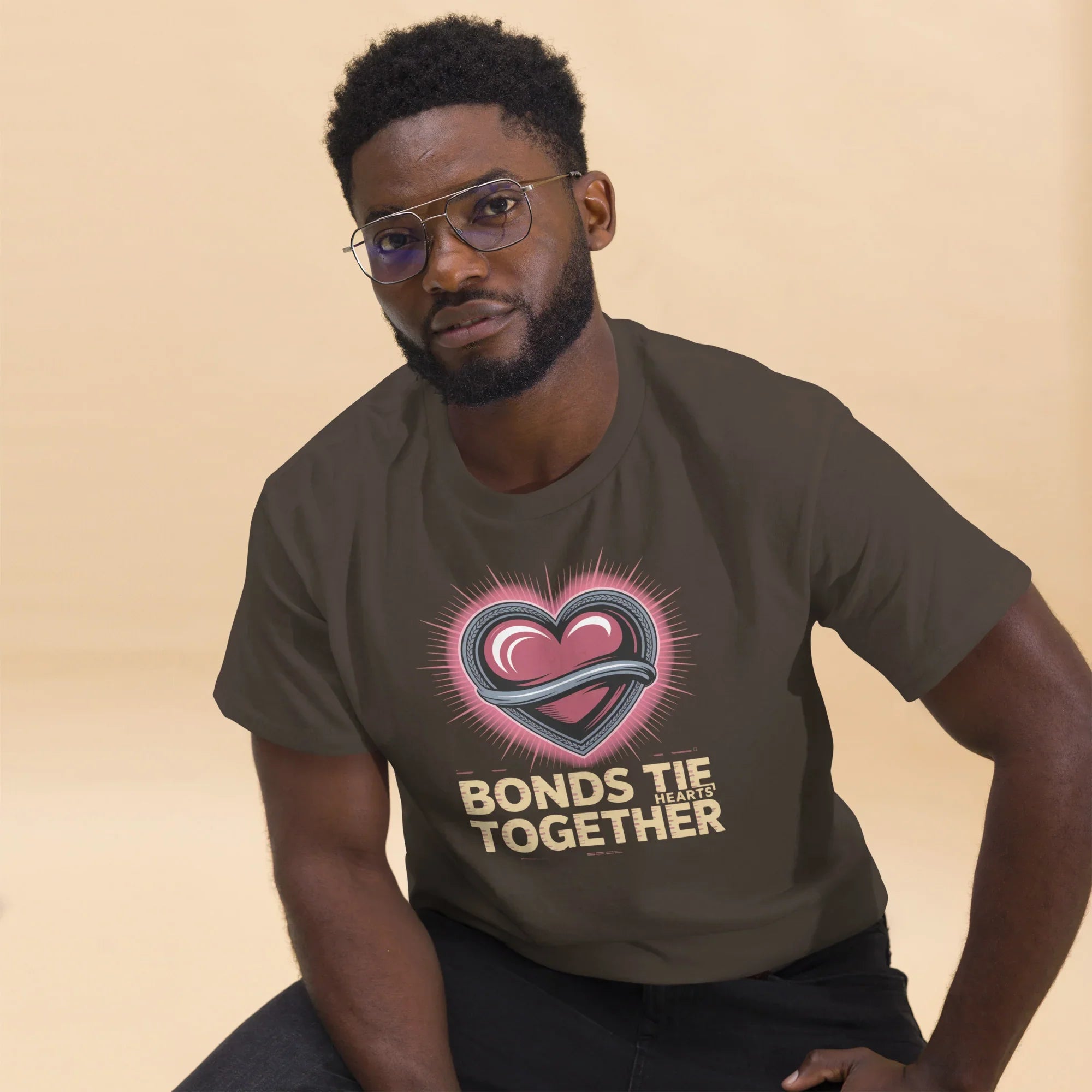 Bonds Tie Hearts Together T-Shirt - RaZits
