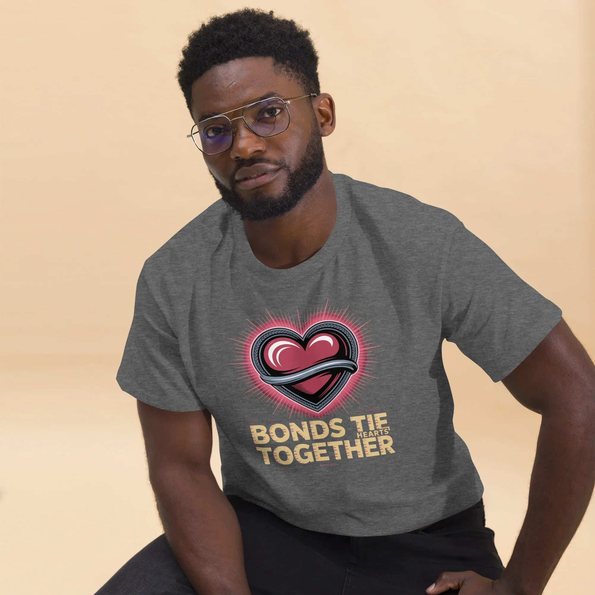 Bonds Tie Hearts Together T-Shirt - RaZits