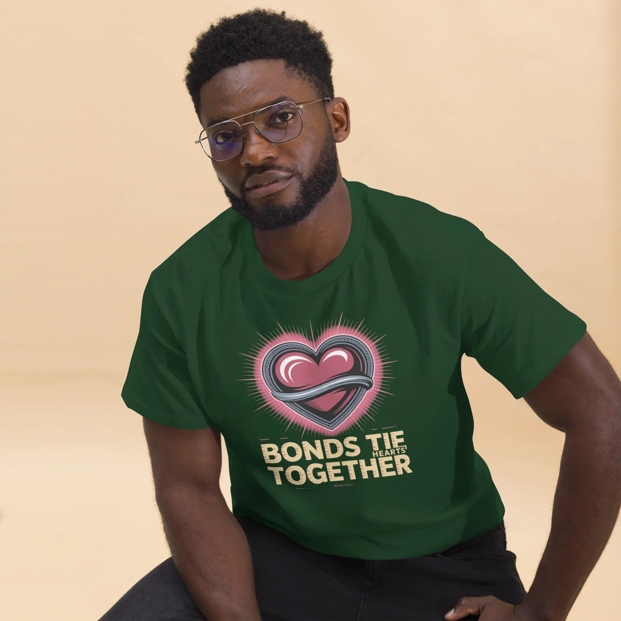 Bonds Tie Hearts Together T-Shirt - RaZits