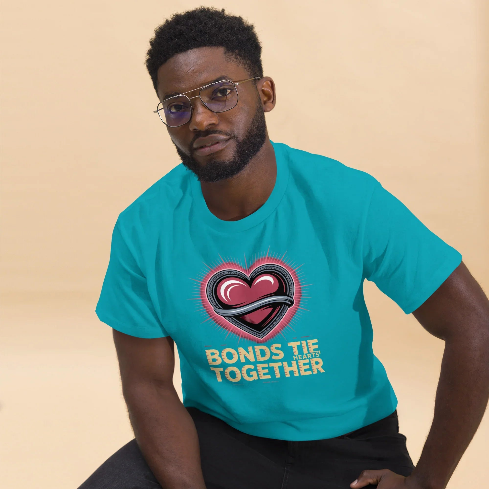 Bonds Tie Hearts Together T-Shirt - RaZits