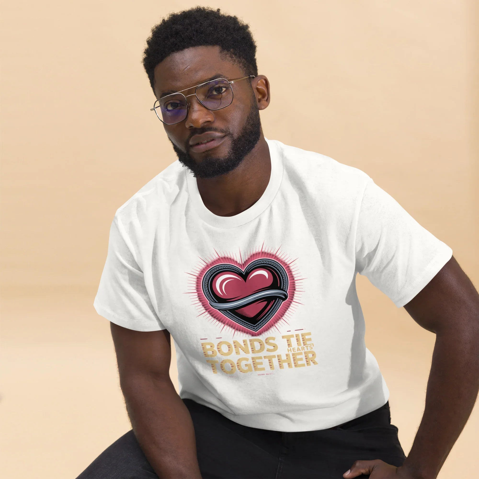 Bonds Tie Hearts Together T-Shirt - RaZits
