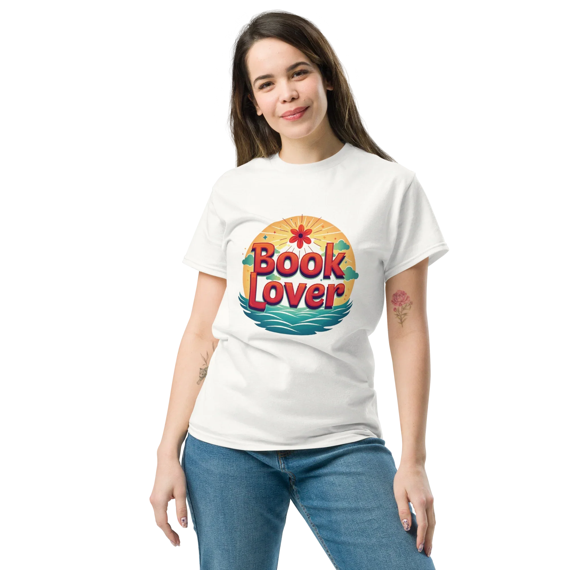 Book Lover Sunshine T-Shirt – Retro Summer Reading Tee - RaZits