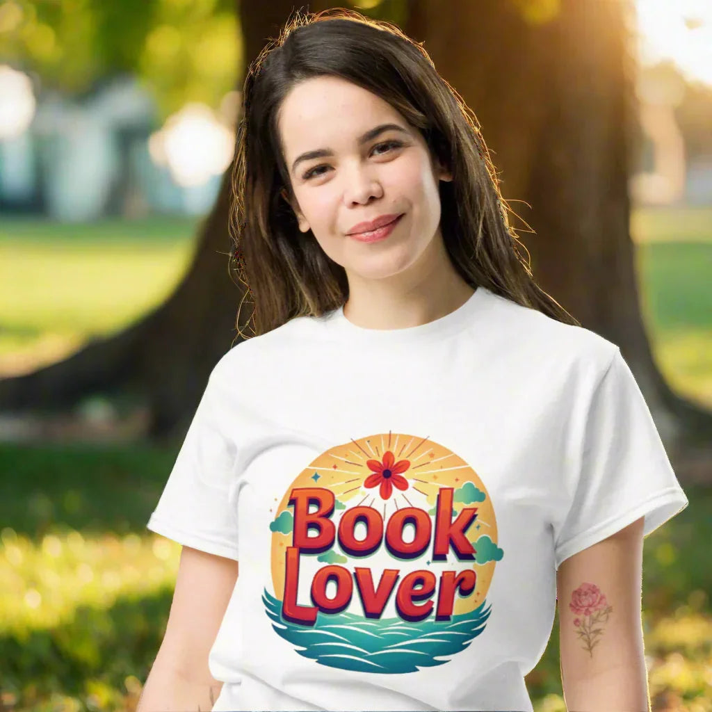 Book Lover Sunshine T-Shirt – Retro Summer Reading Tee - RaZits