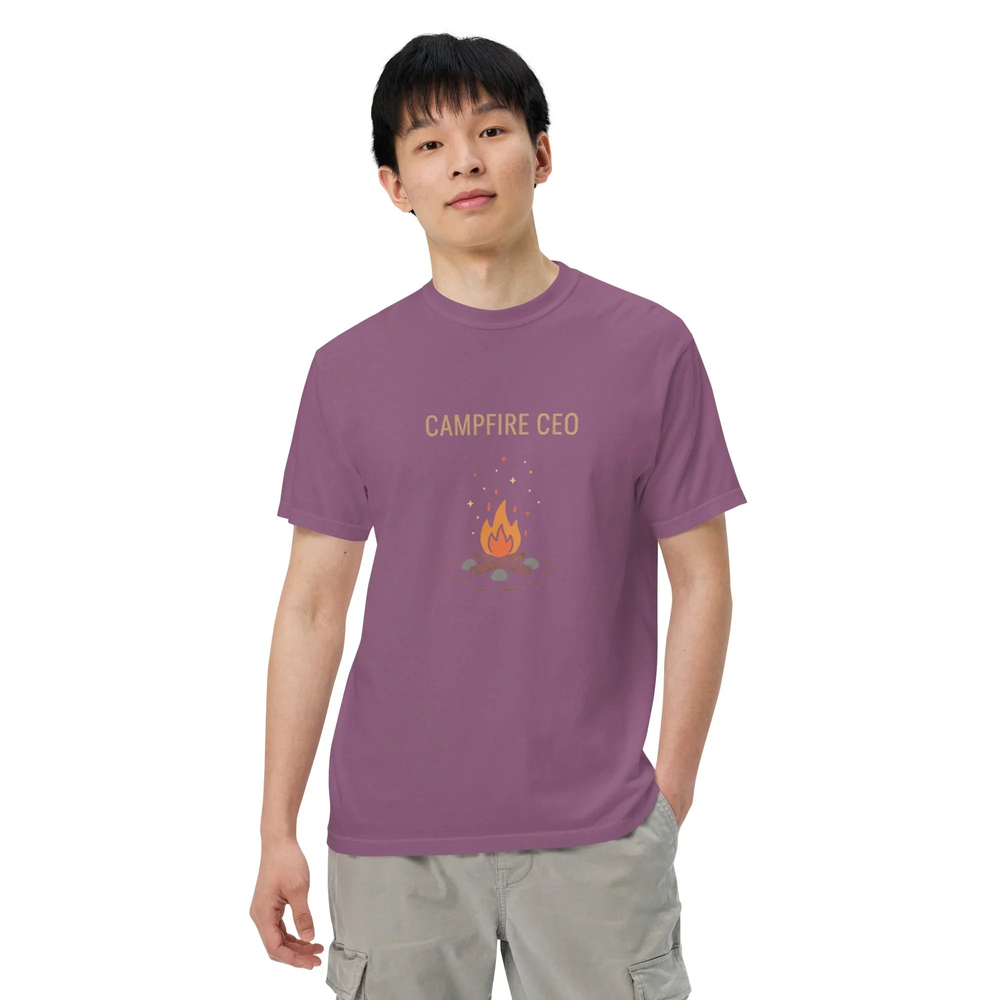 Campfire CEO Tee – Funny Fire Pit Graphic Shirt - RaZits