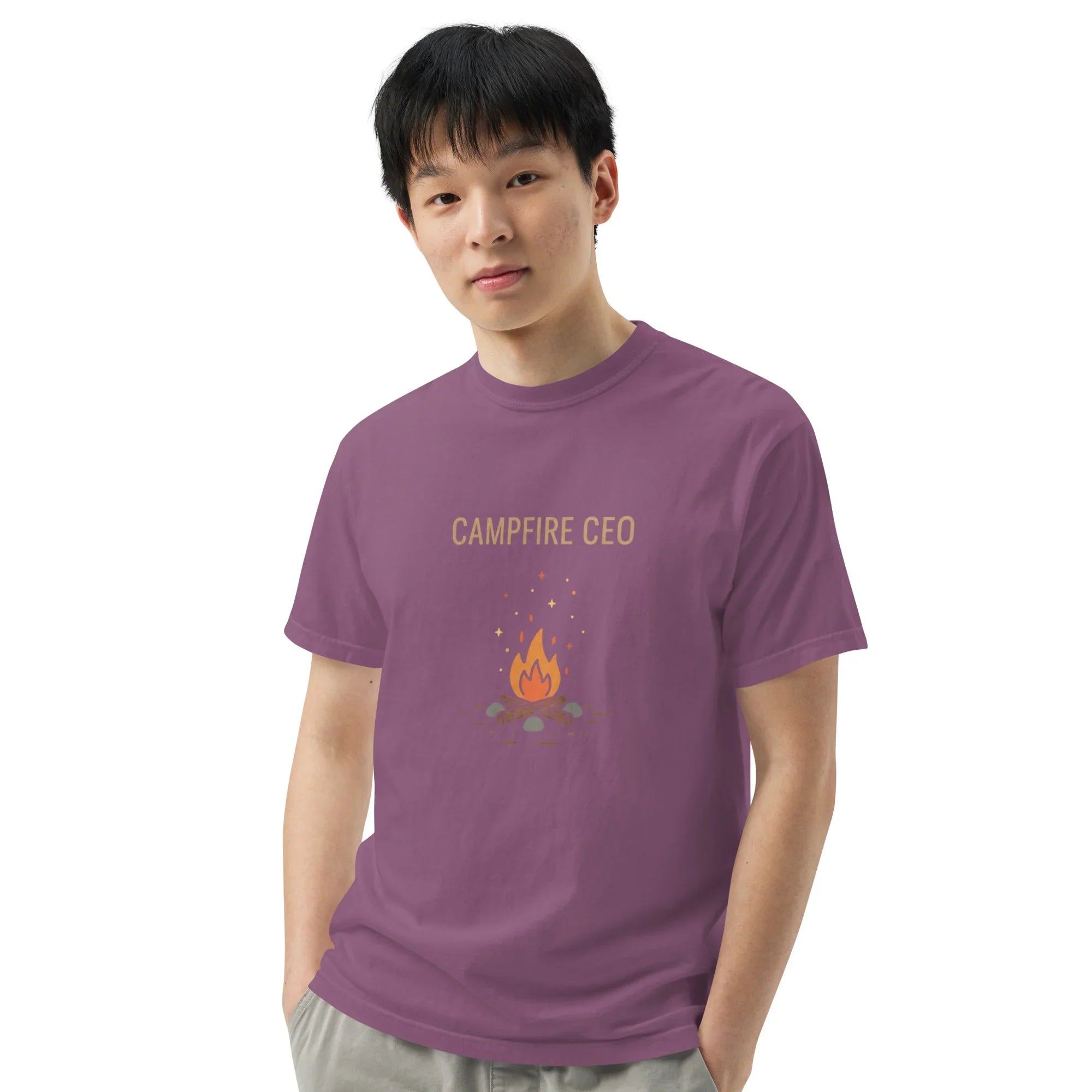 Campfire CEO Tee – Funny Fire Pit Graphic Shirt - RaZits