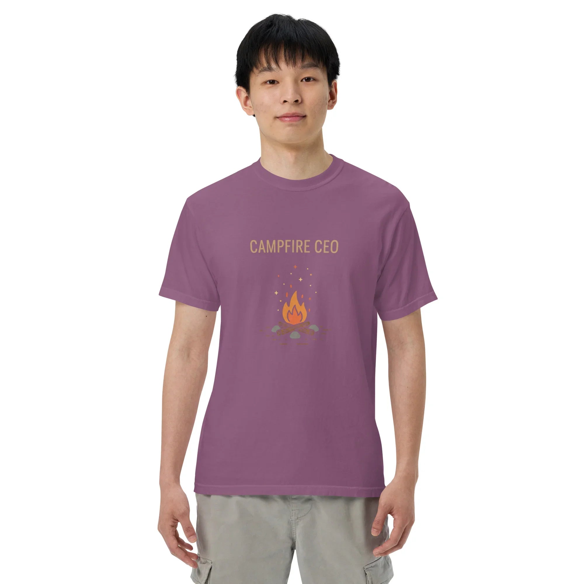Campfire CEO Tee – Funny Fire Pit Graphic Shirt - RaZits