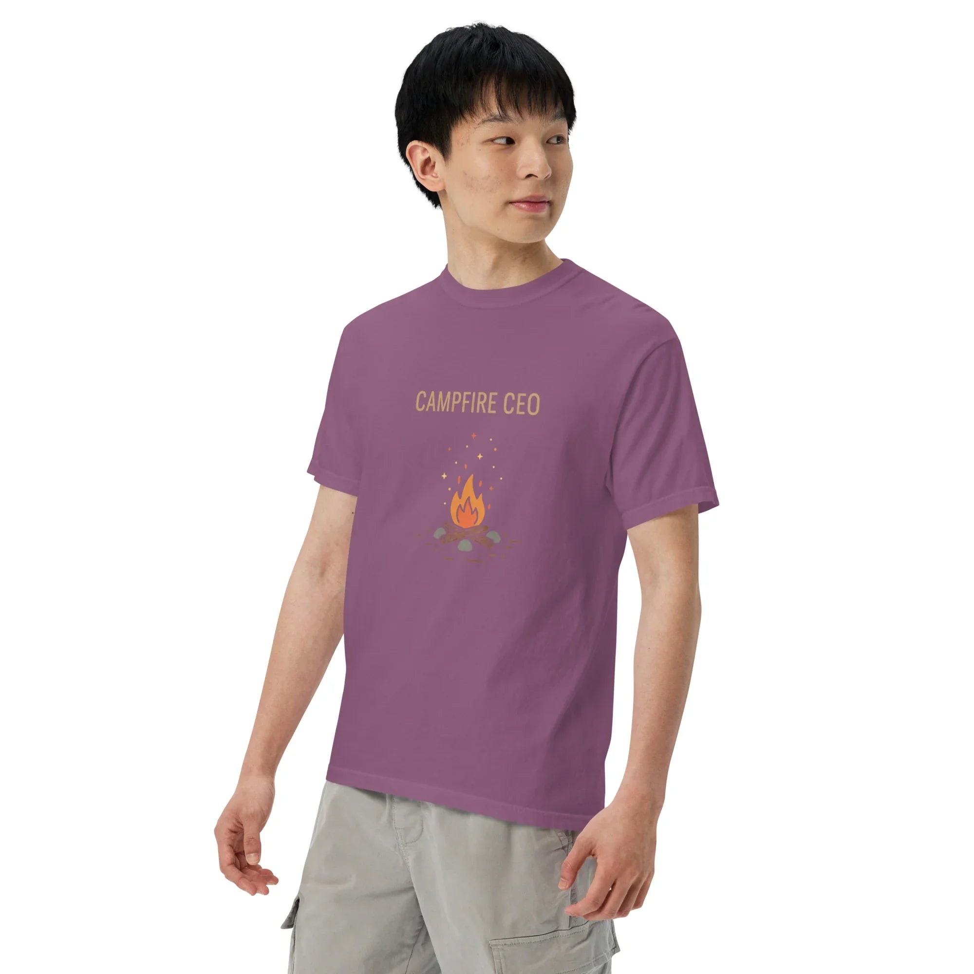Campfire CEO Tee – Funny Fire Pit Graphic Shirt - RaZits