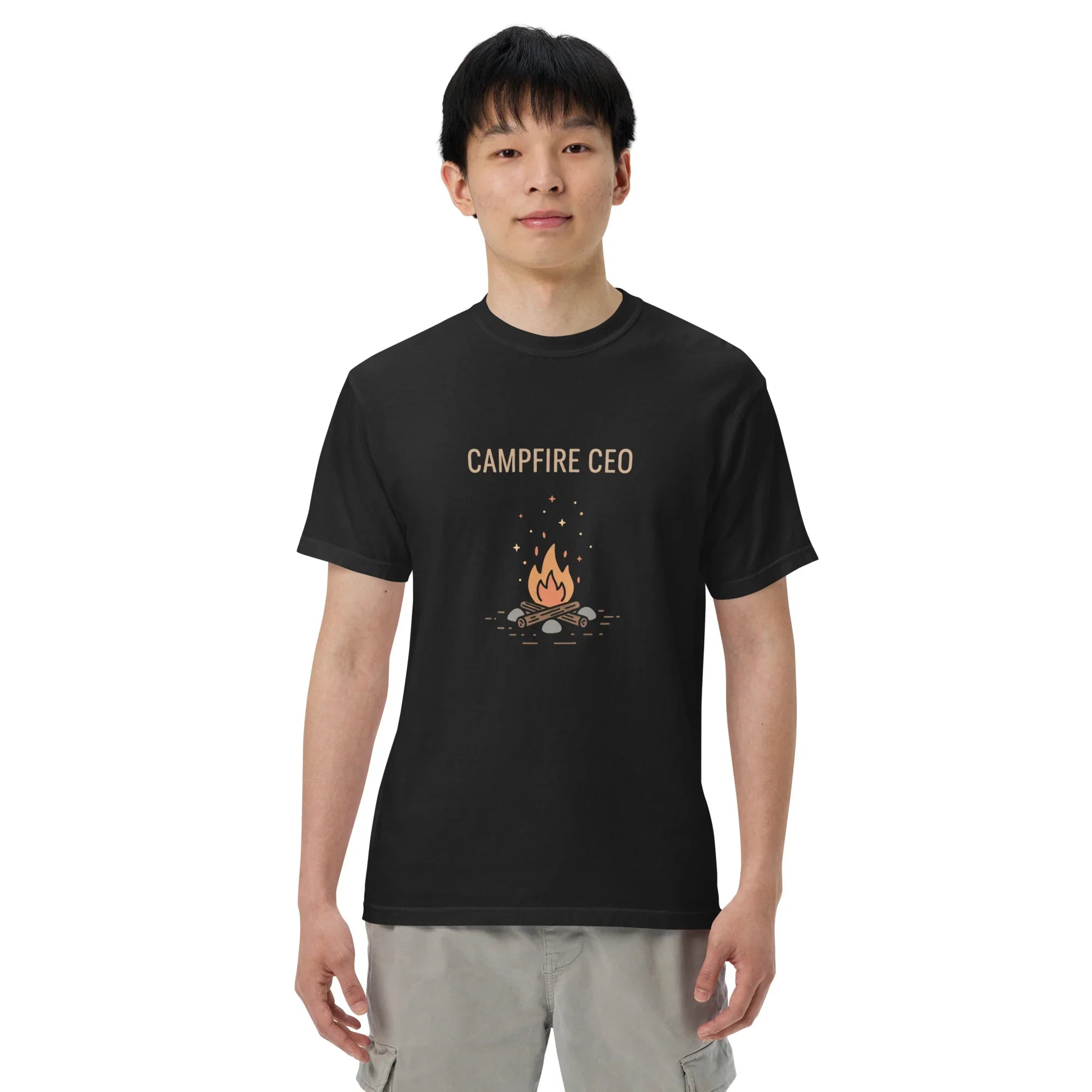Campfire CEO Tee – Funny Fire Pit Graphic Shirt - RaZits
