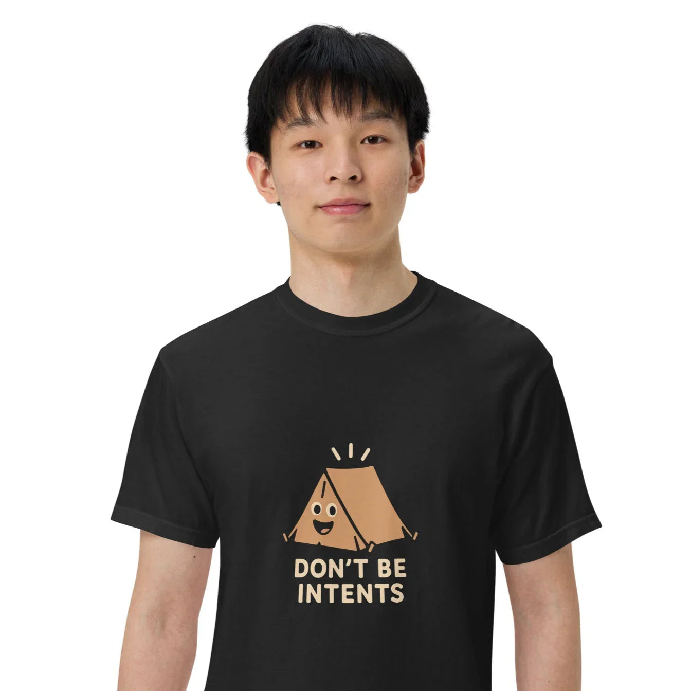 Don’t Be Intents Tee – Funny Tent Graphic Shirt - RaZits