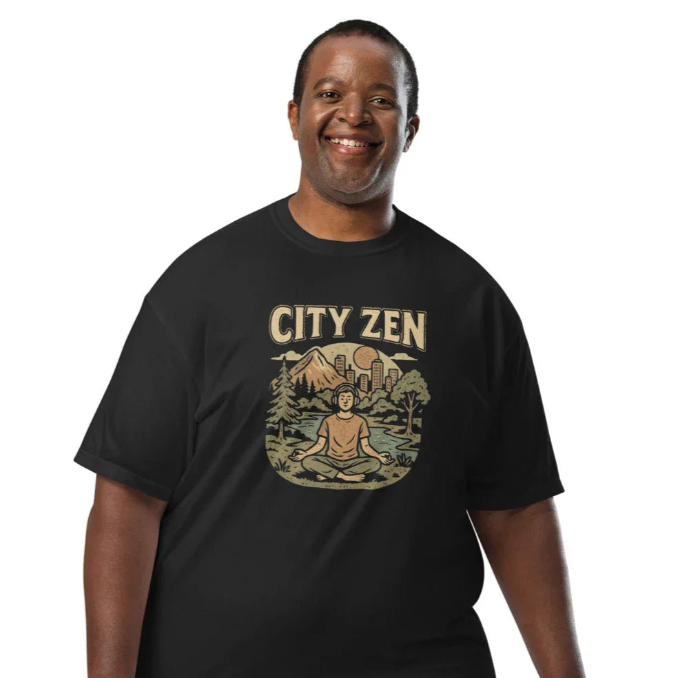 City Zen Tee – Meditative Urban Vibes - RaZits