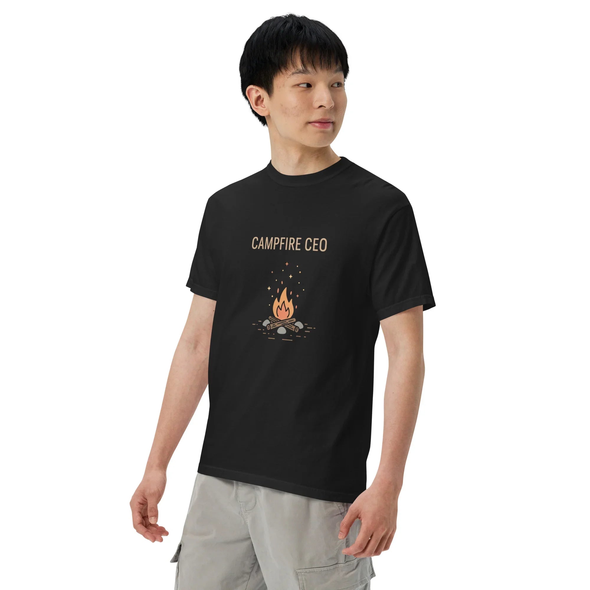 Campfire CEO Tee – Funny Fire Pit Graphic Shirt - RaZits