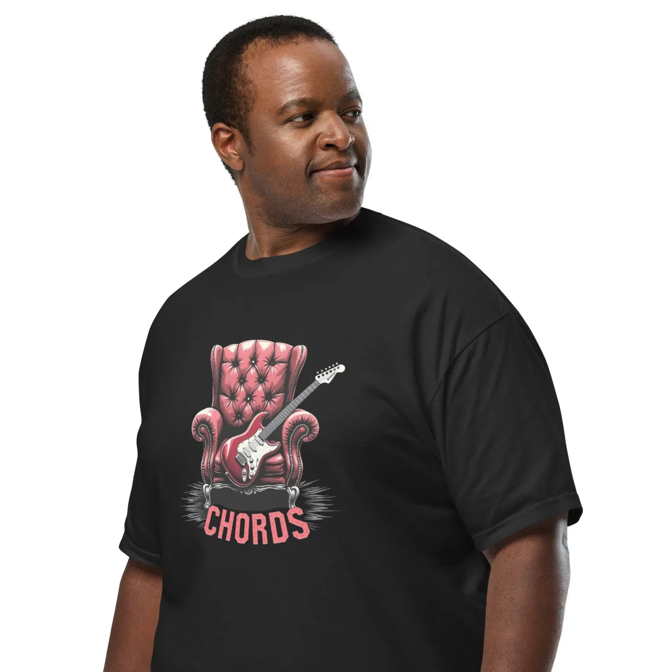 Cozy Chords Tee – Guitar Throne Edition - RaZits