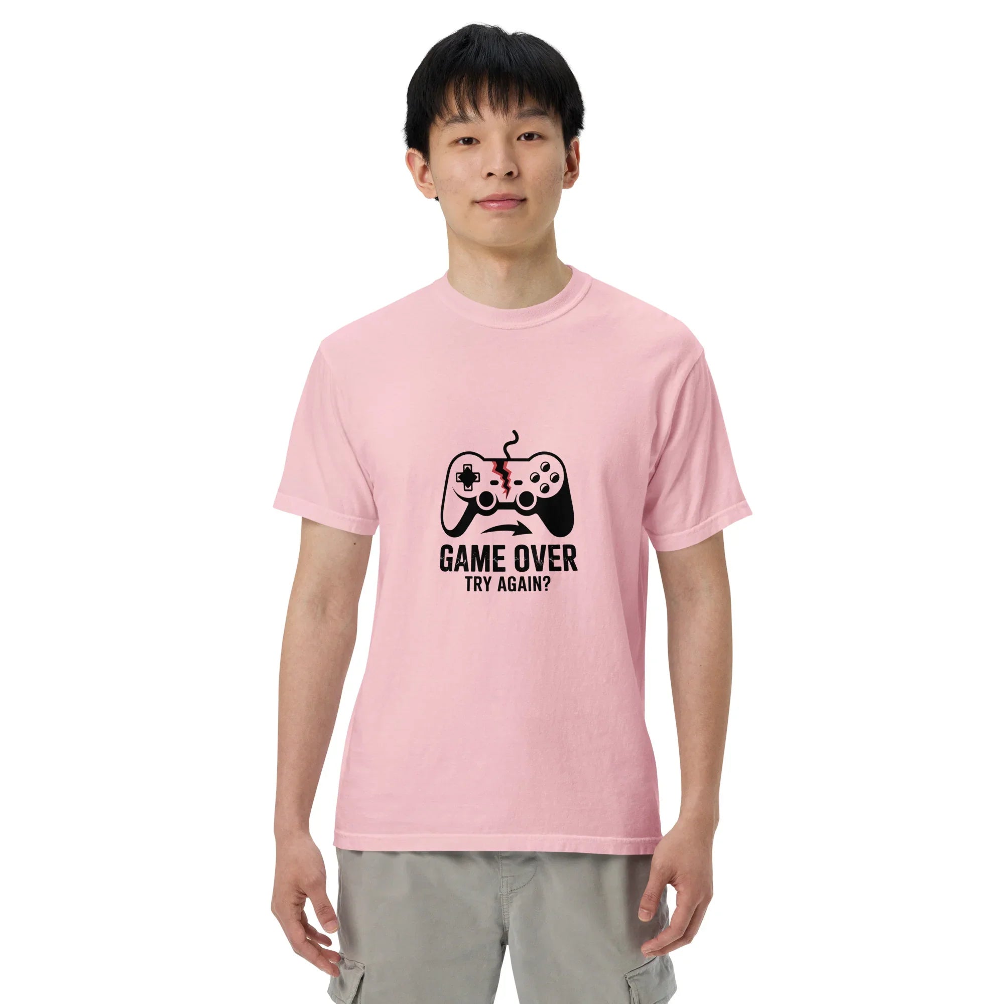 Game Over Try Again Shirt – Funny Gamer Retry Tee - RaZits