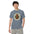 Sequoia National Park badge tee worn by a model in Blue Jean, side angle