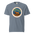Denali National Park vintage badge t-shirt in Blue Jean, front view