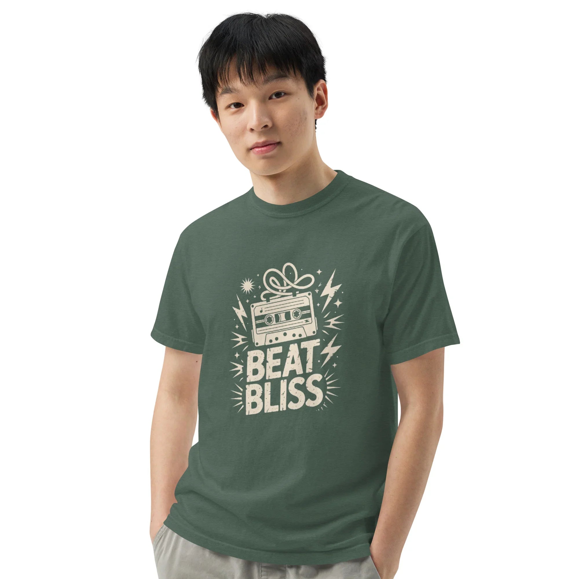Beat Bliss Cassette Tape Heavyweight Tee - RaZits