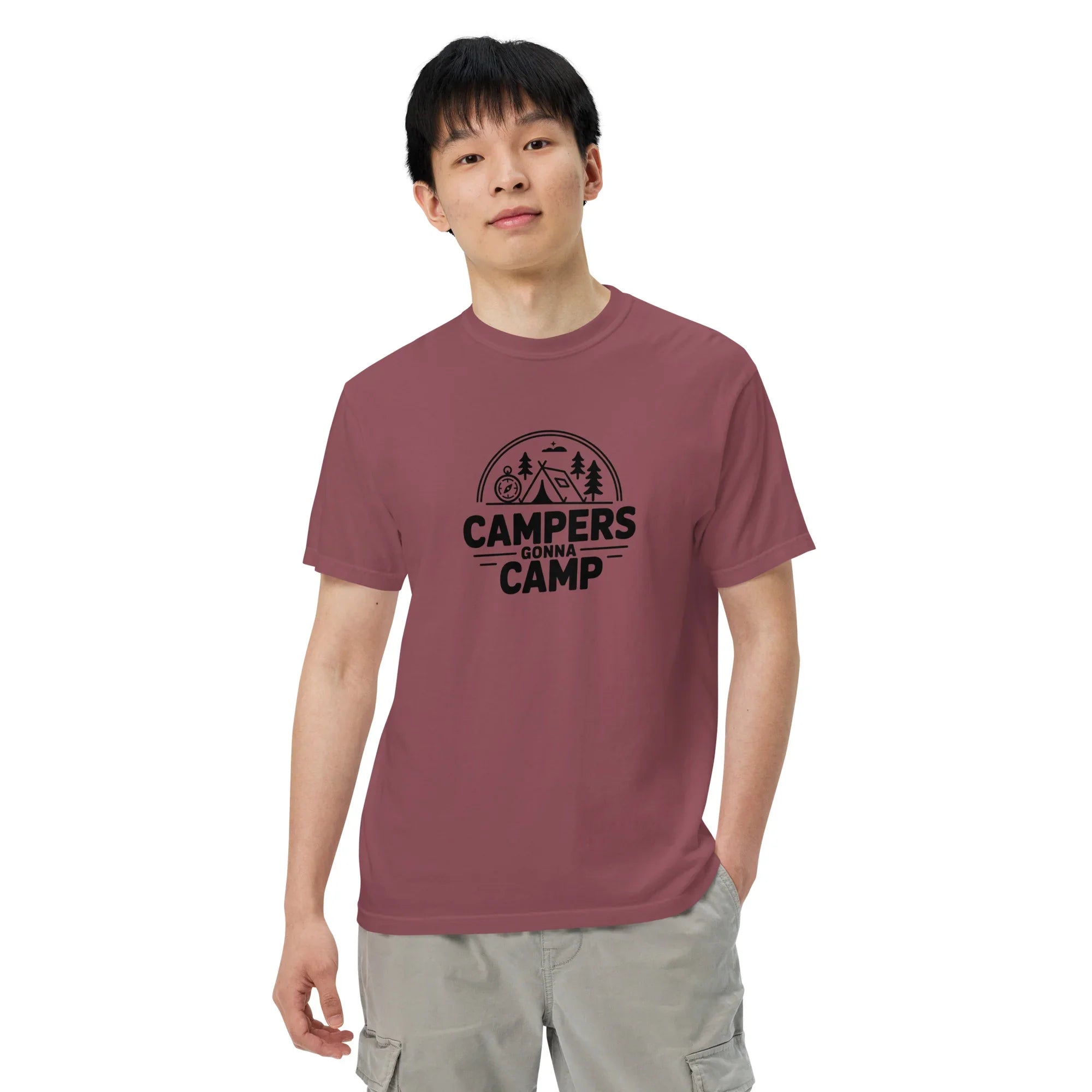 Campers Gonna Camp Tee – Bold Outdoors Graphic Shirt - RaZits