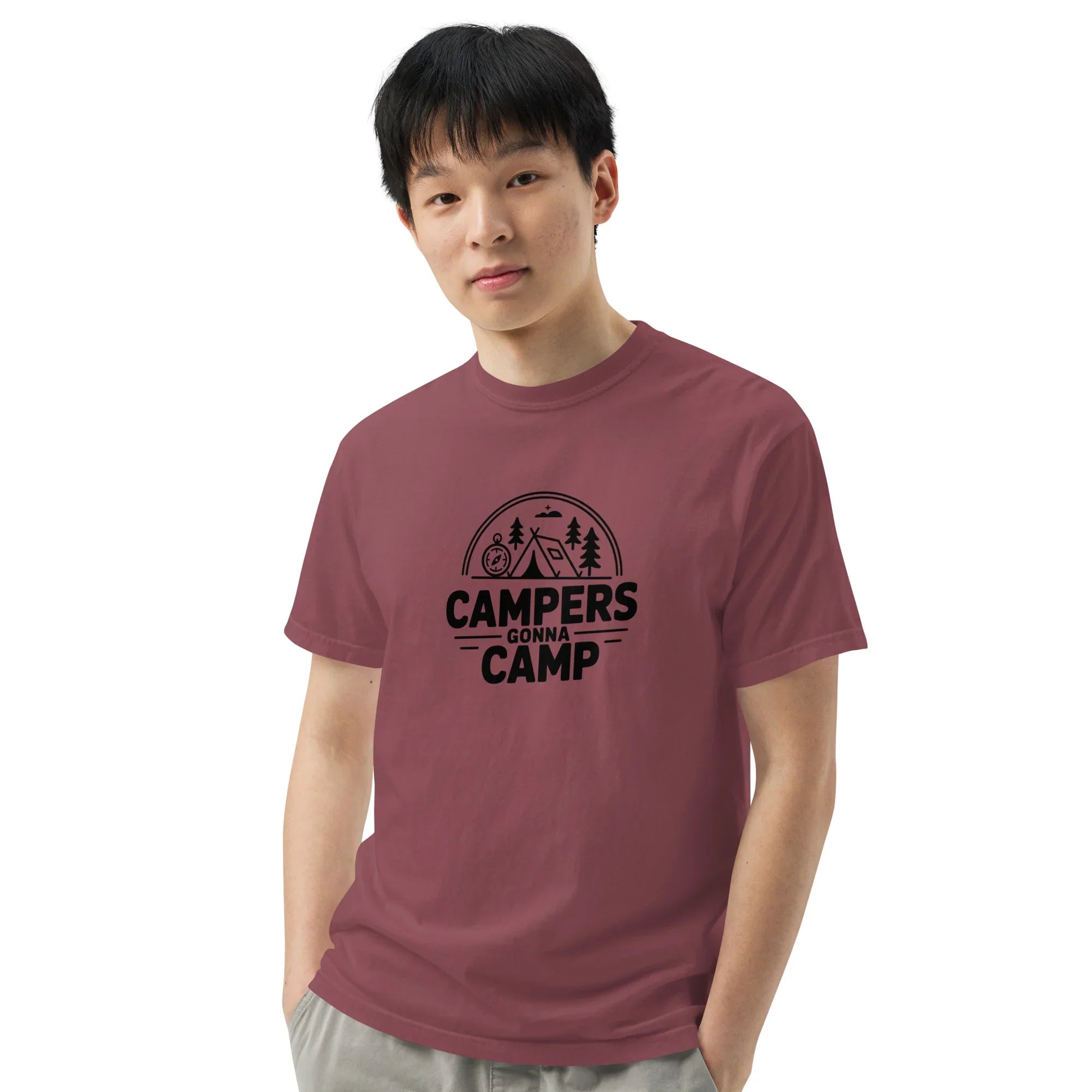 Campers Gonna Camp Tee – Bold Outdoors Graphic Shirt - RaZits