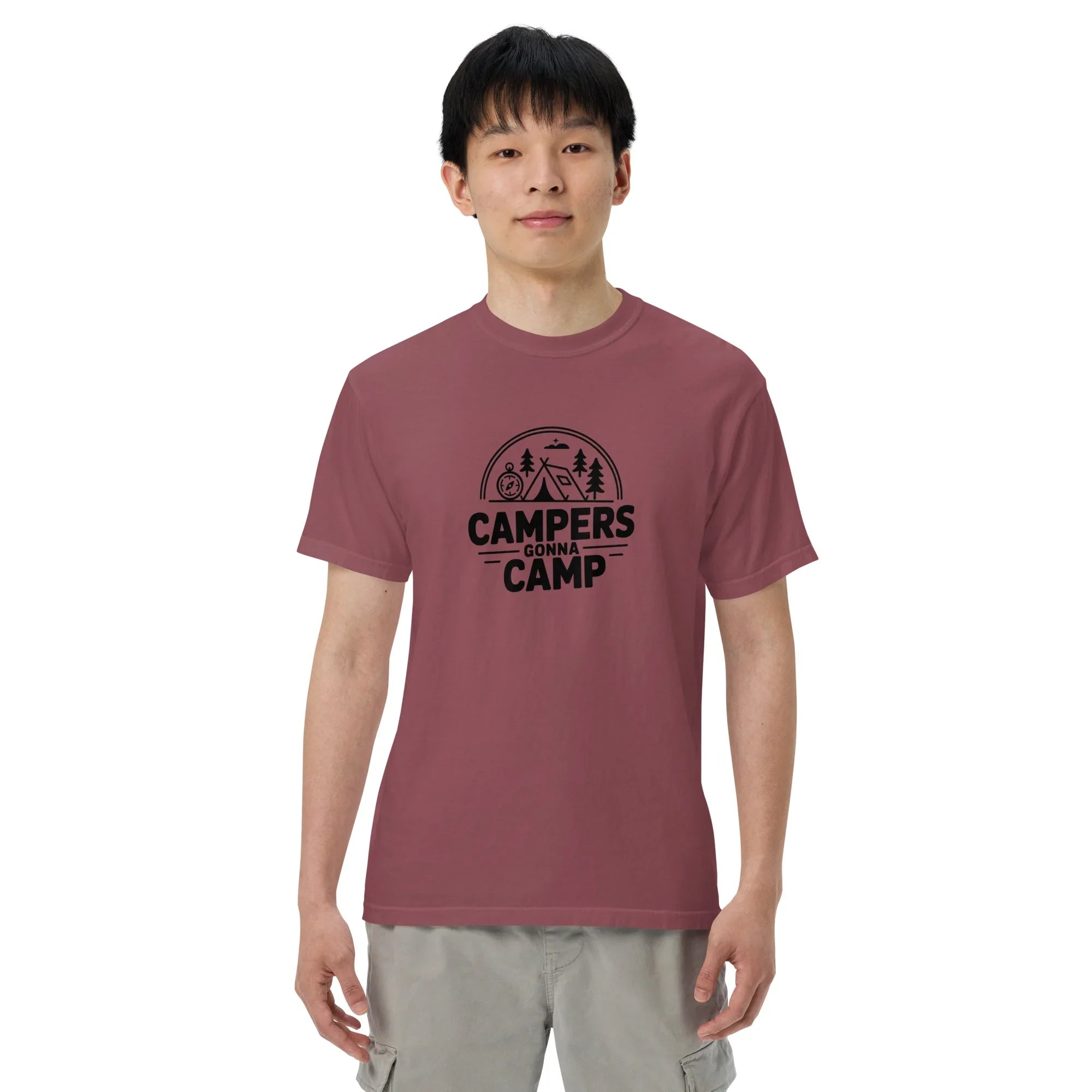Campers Gonna Camp Tee – Bold Outdoors Graphic Shirt - RaZits