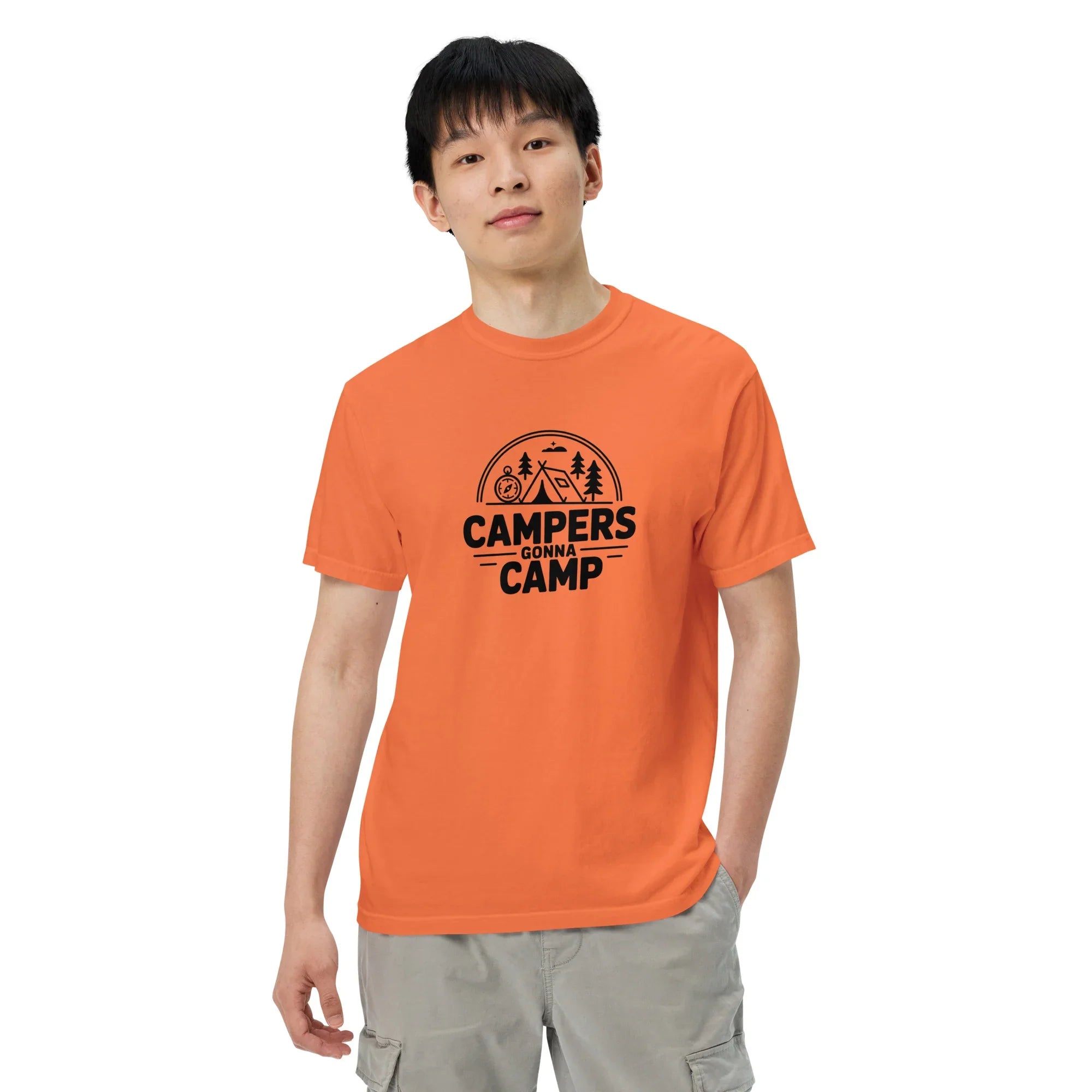Campers Gonna Camp Tee – Bold Outdoors Graphic Shirt - RaZits
