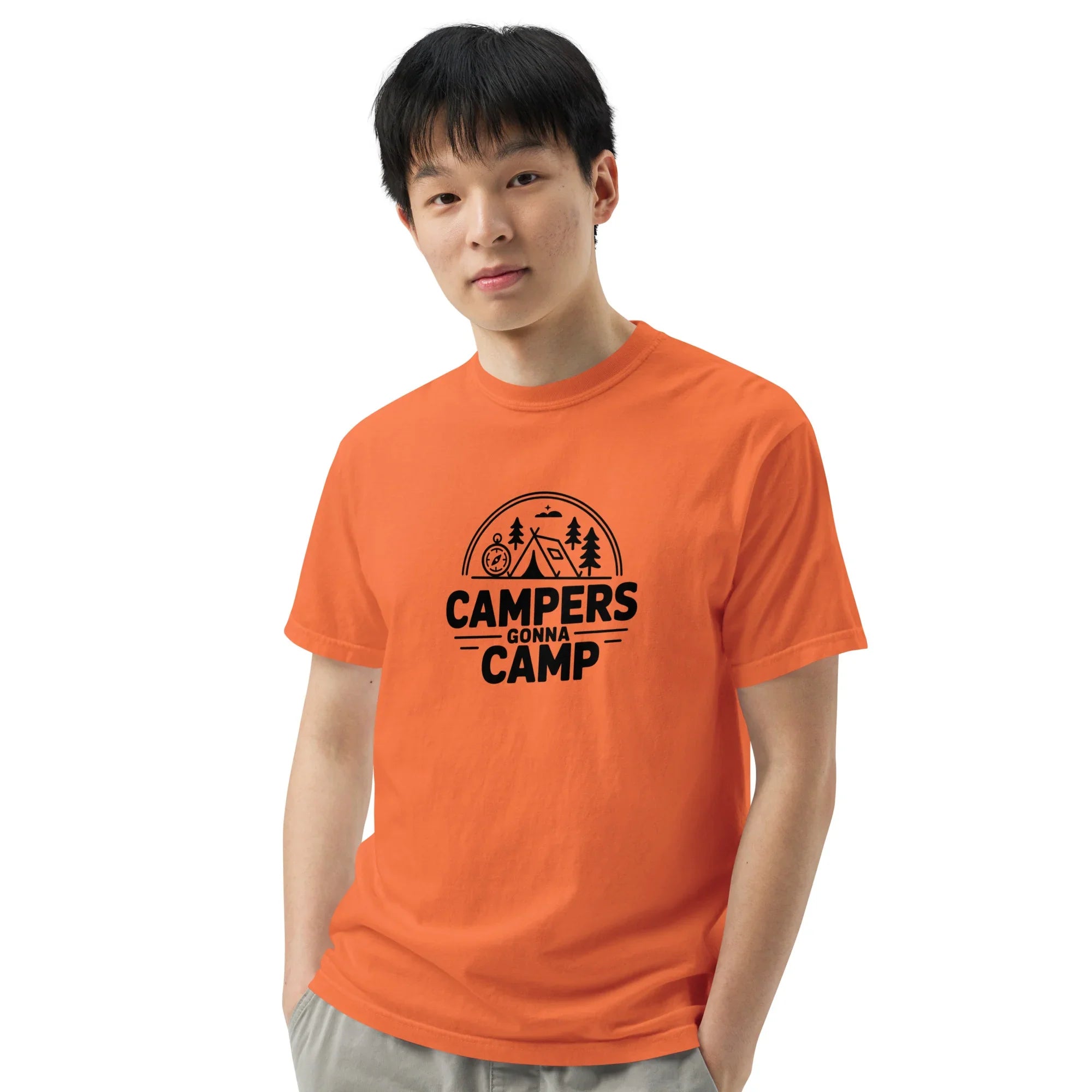 Campers Gonna Camp Tee – Bold Outdoors Graphic Shirt - RaZits