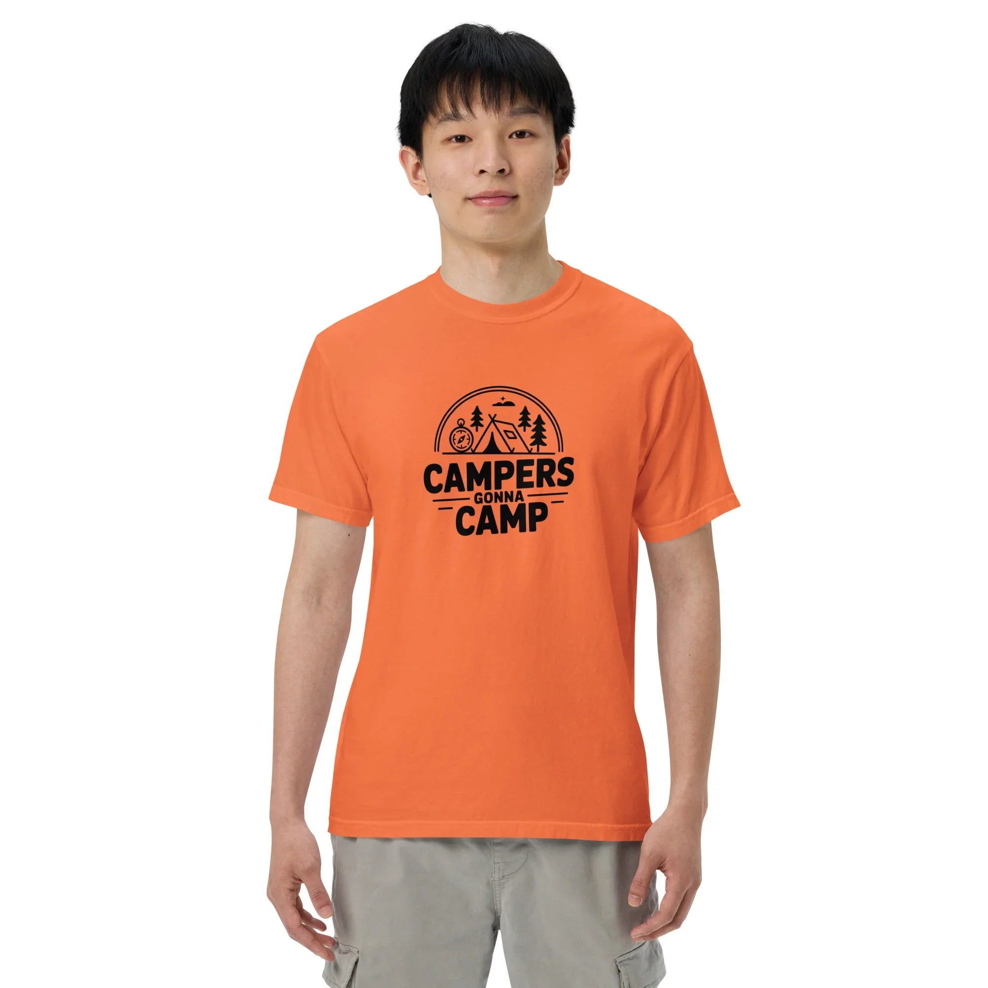 Campers Gonna Camp Tee – Bold Outdoors Graphic Shirt - RaZits