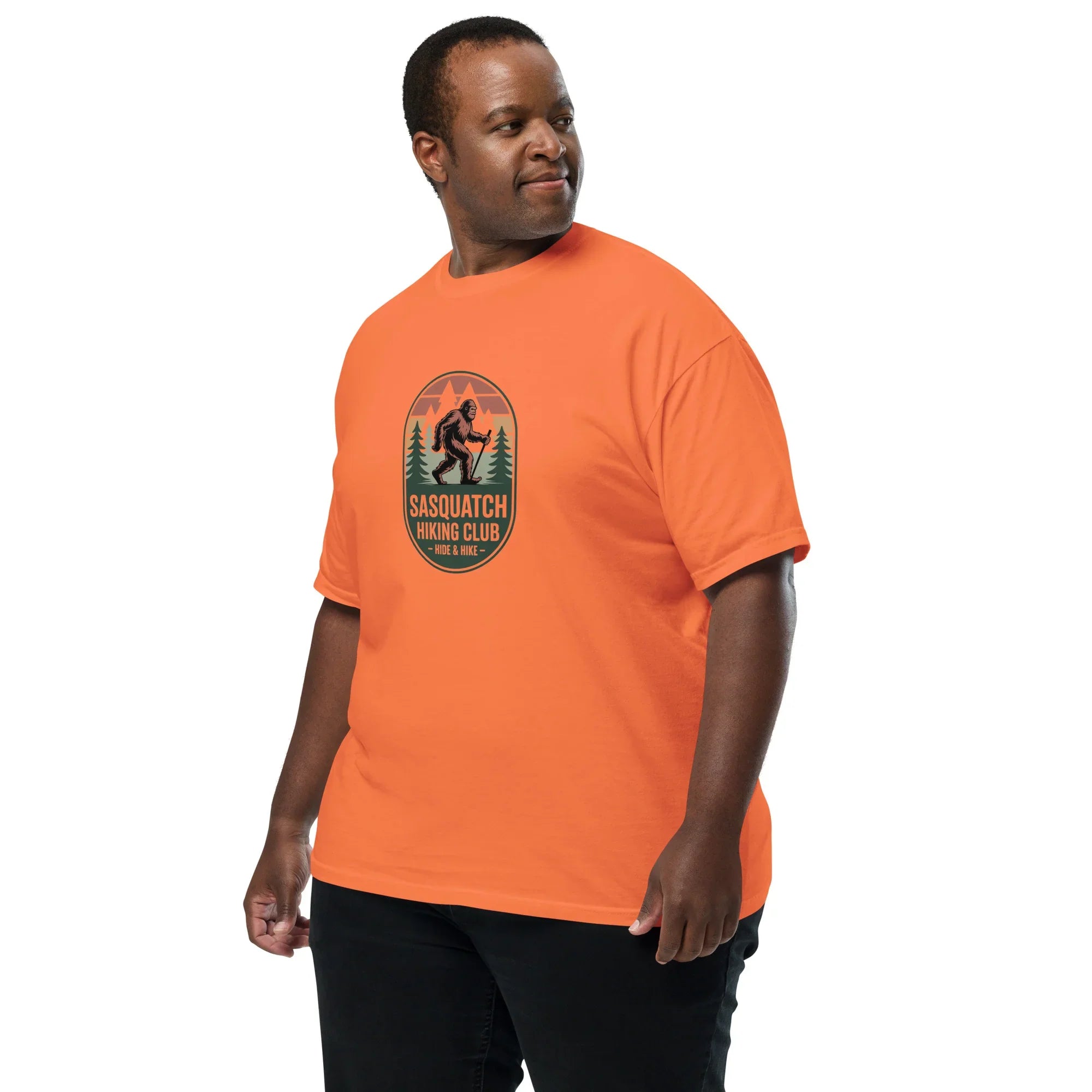 Sasquatch Hiking Club Tee – Hide & Hike Graphic Shirt - RaZits