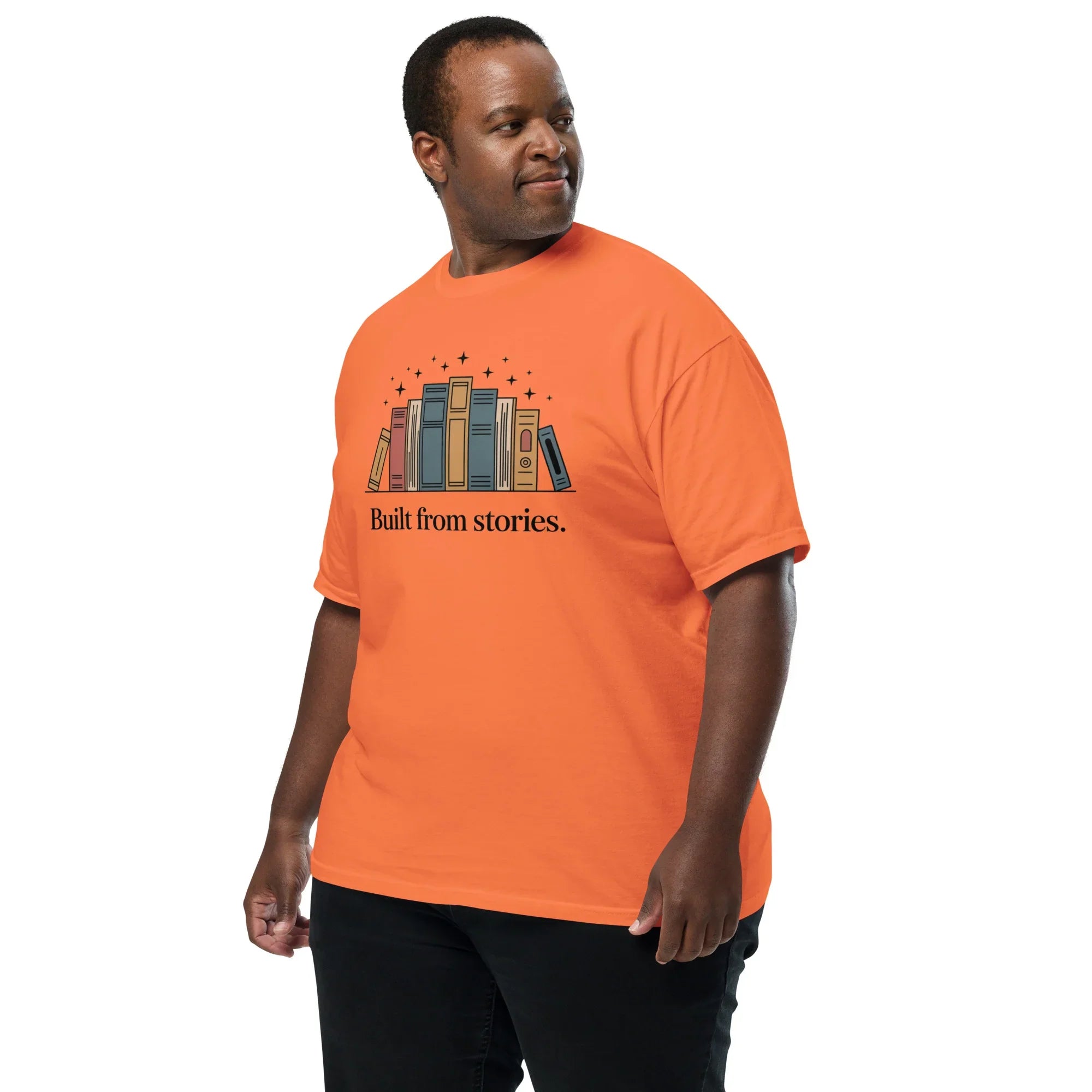 Built from Stories T-Shirt – Vintage Book Lover Tee - RaZits