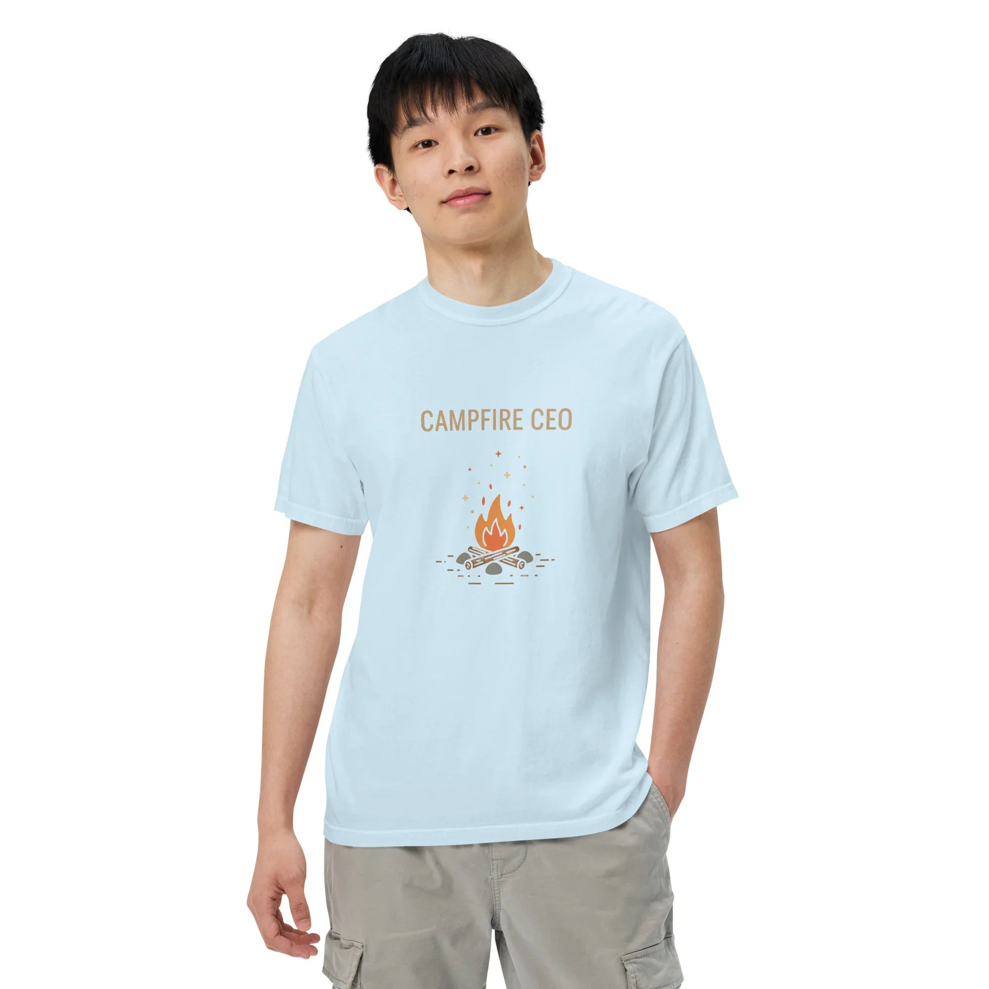 Campfire CEO Tee – Funny Fire Pit Graphic Shirt - RaZits