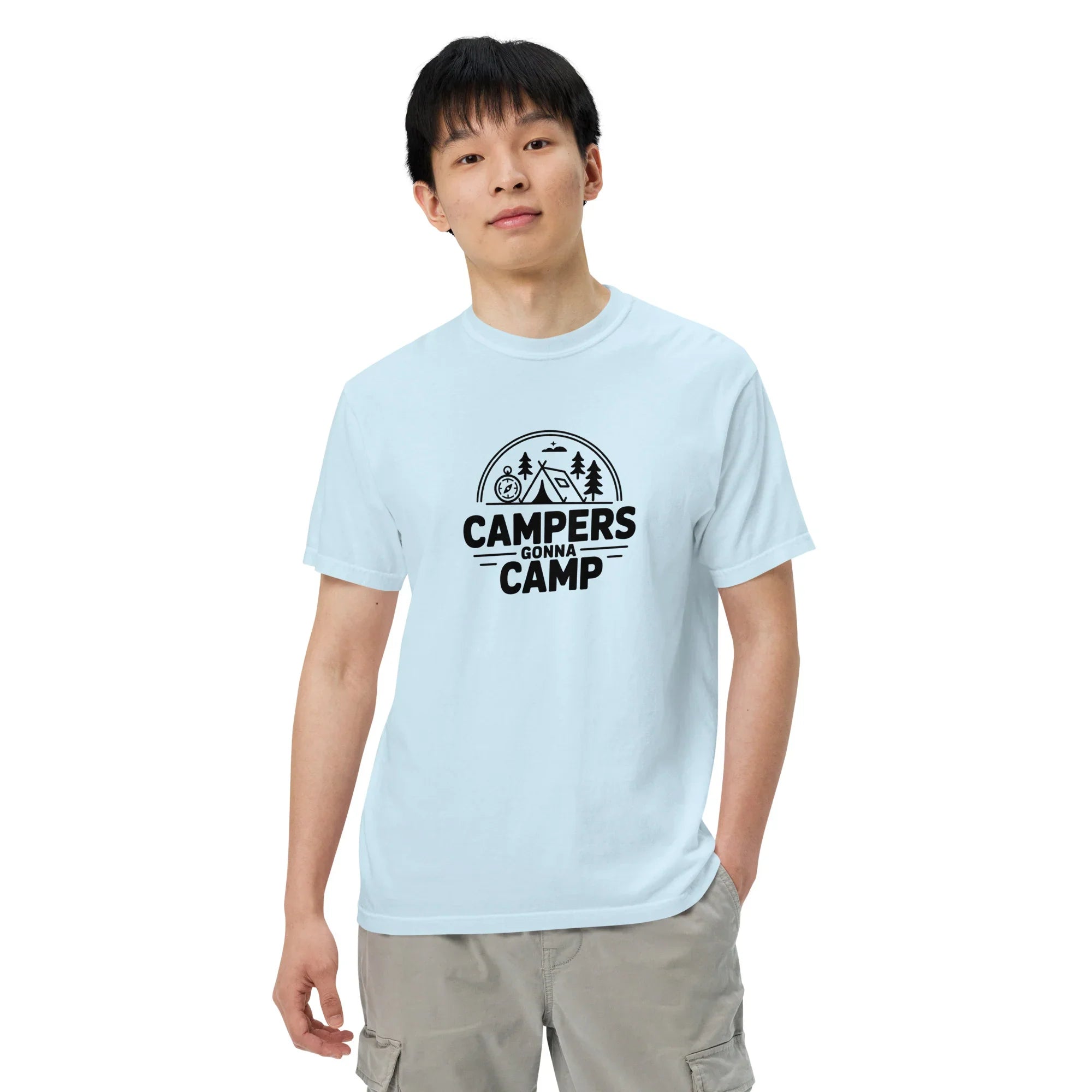 Campers Gonna Camp Tee – Bold Outdoors Graphic Shirt - RaZits