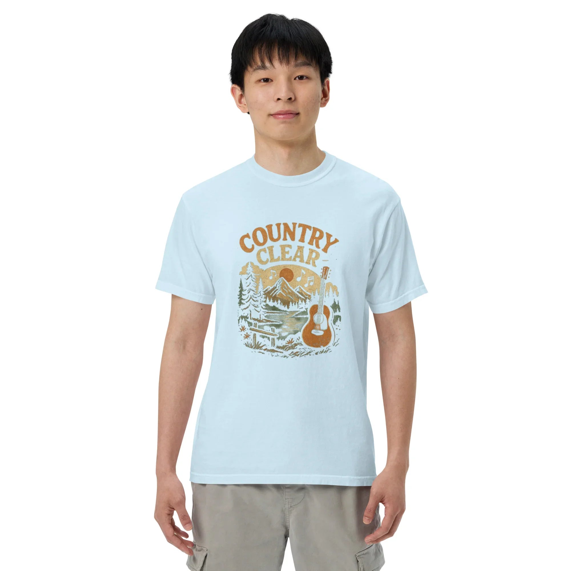 Country Clear Tee – Rustic Guitar Vibes - RaZits