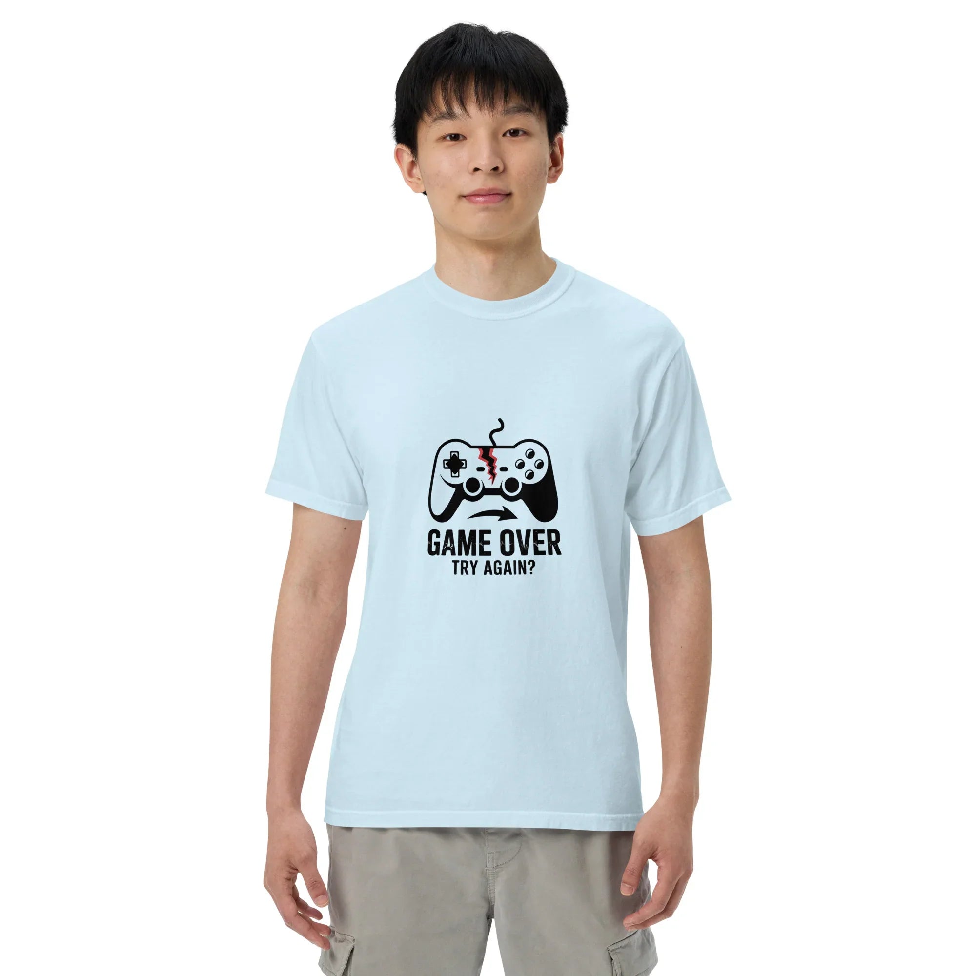 Game Over Try Again Shirt – Funny Gamer Retry Tee - RaZits