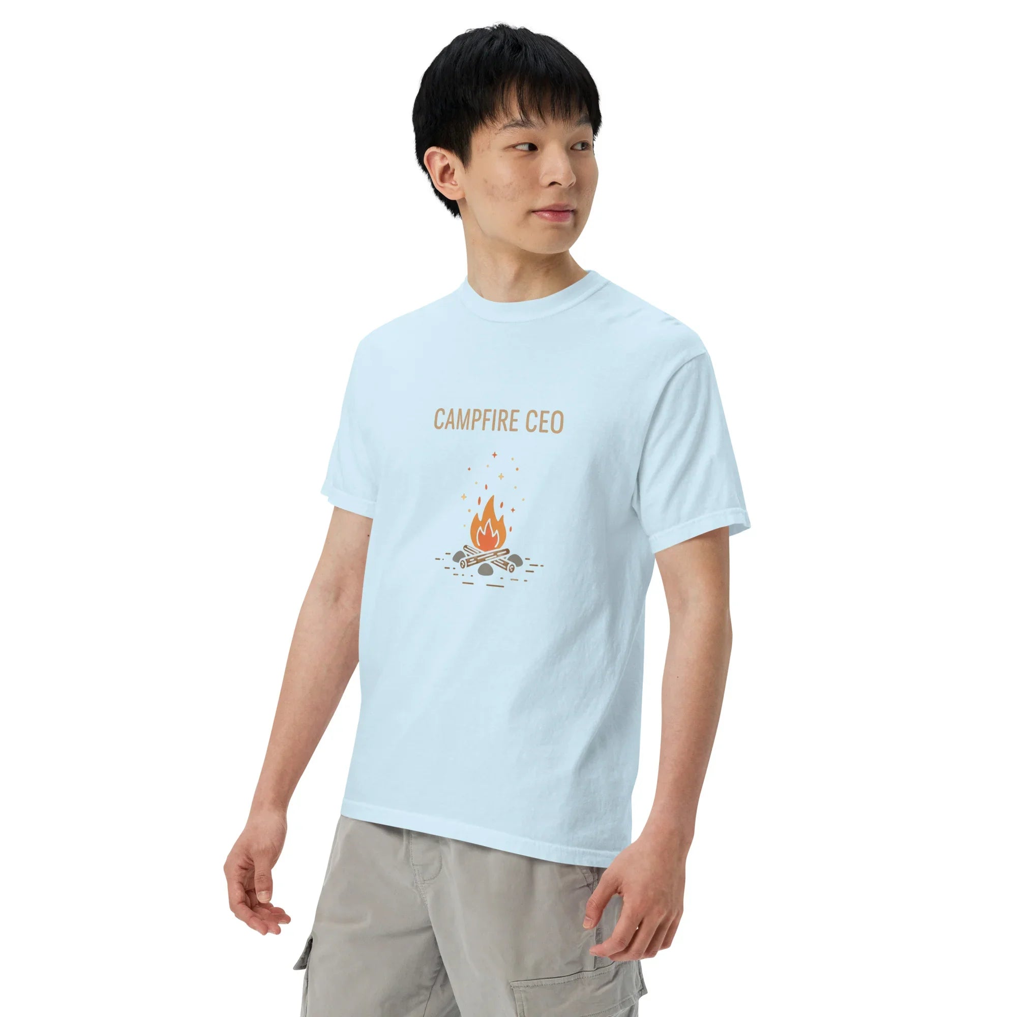 Campfire CEO Tee – Funny Fire Pit Graphic Shirt - RaZits