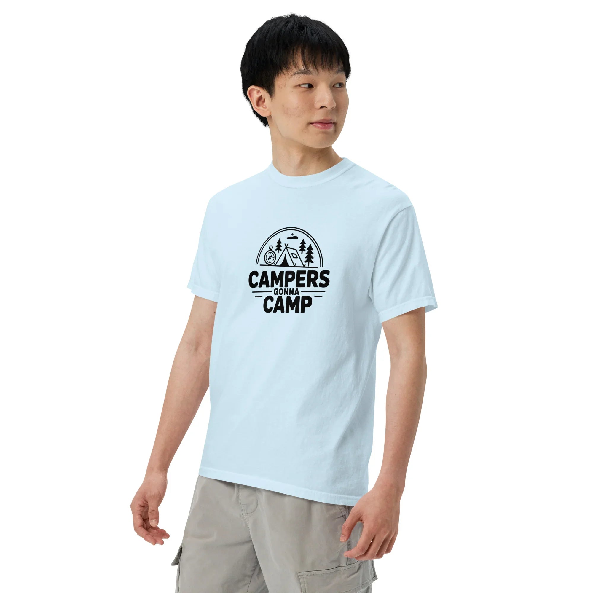 Campers Gonna Camp Tee – Bold Outdoors Graphic Shirt - RaZits