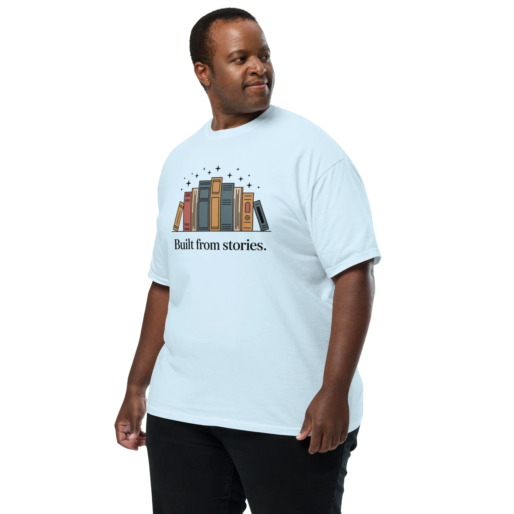 Built from Stories T-Shirt – Vintage Book Lover Tee - RaZits