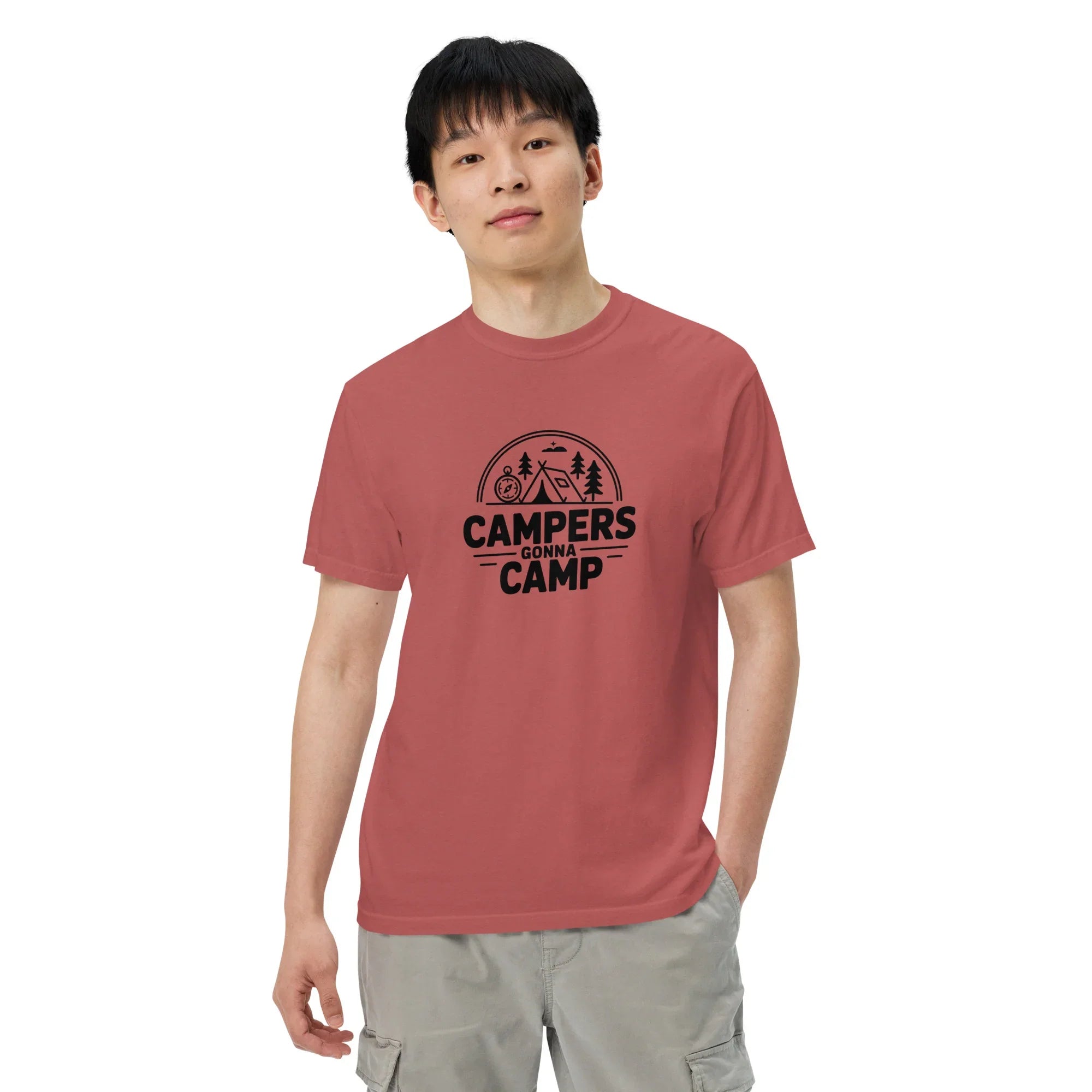 Campers Gonna Camp Tee – Bold Outdoors Graphic Shirt - RaZits
