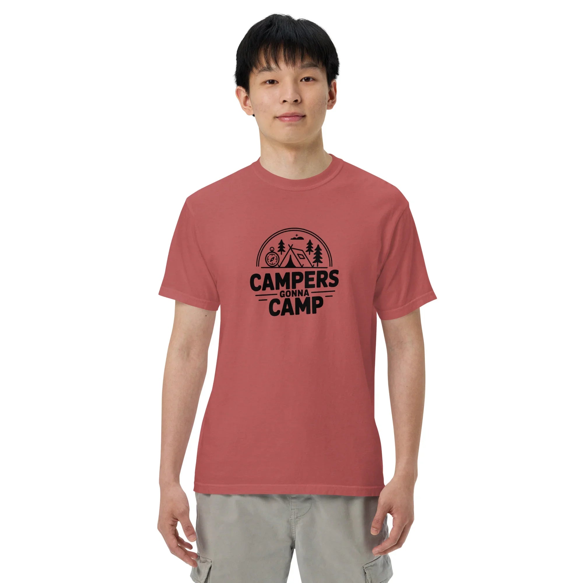 Campers Gonna Camp Tee – Bold Outdoors Graphic Shirt - RaZits