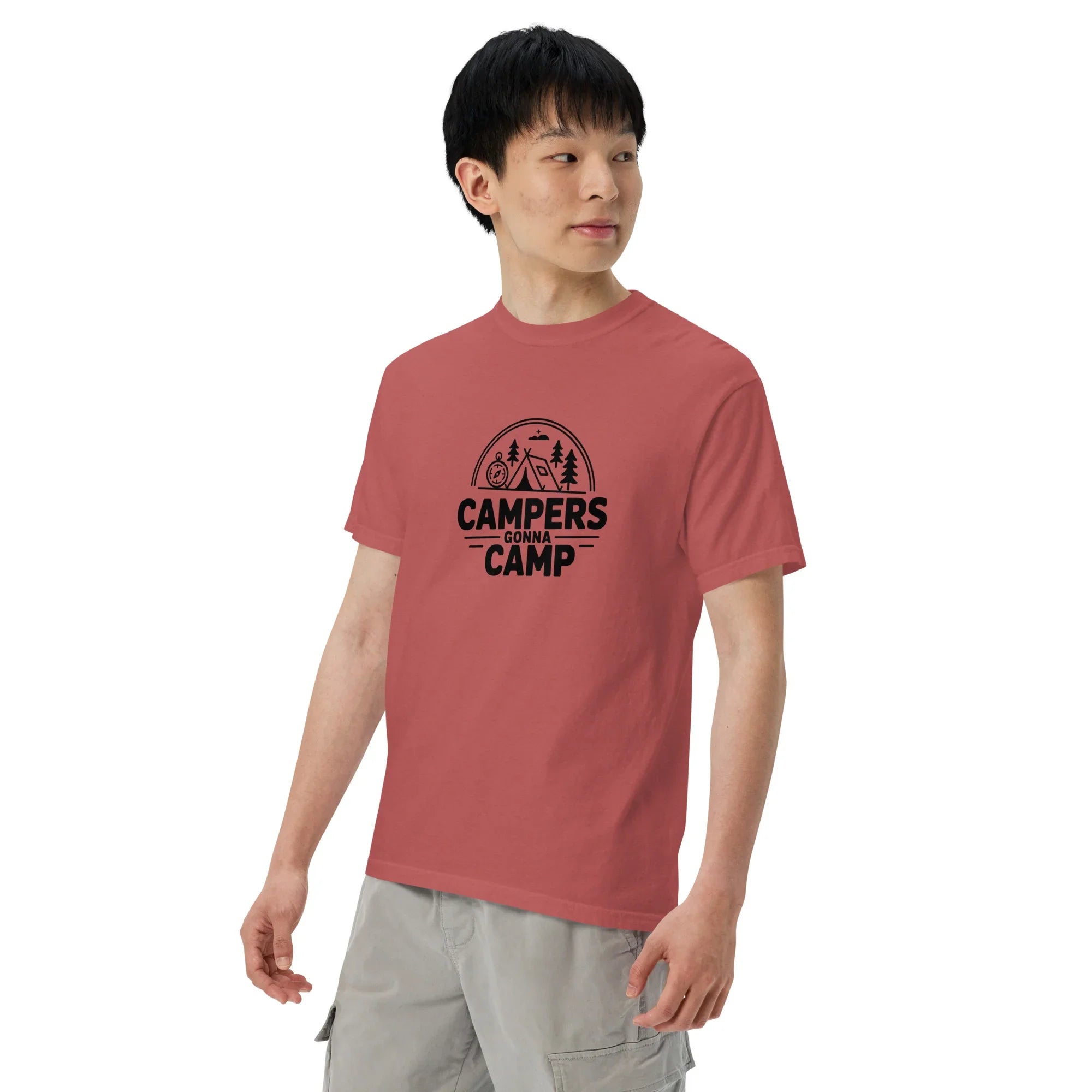 Campers Gonna Camp Tee – Bold Outdoors Graphic Shirt - RaZits