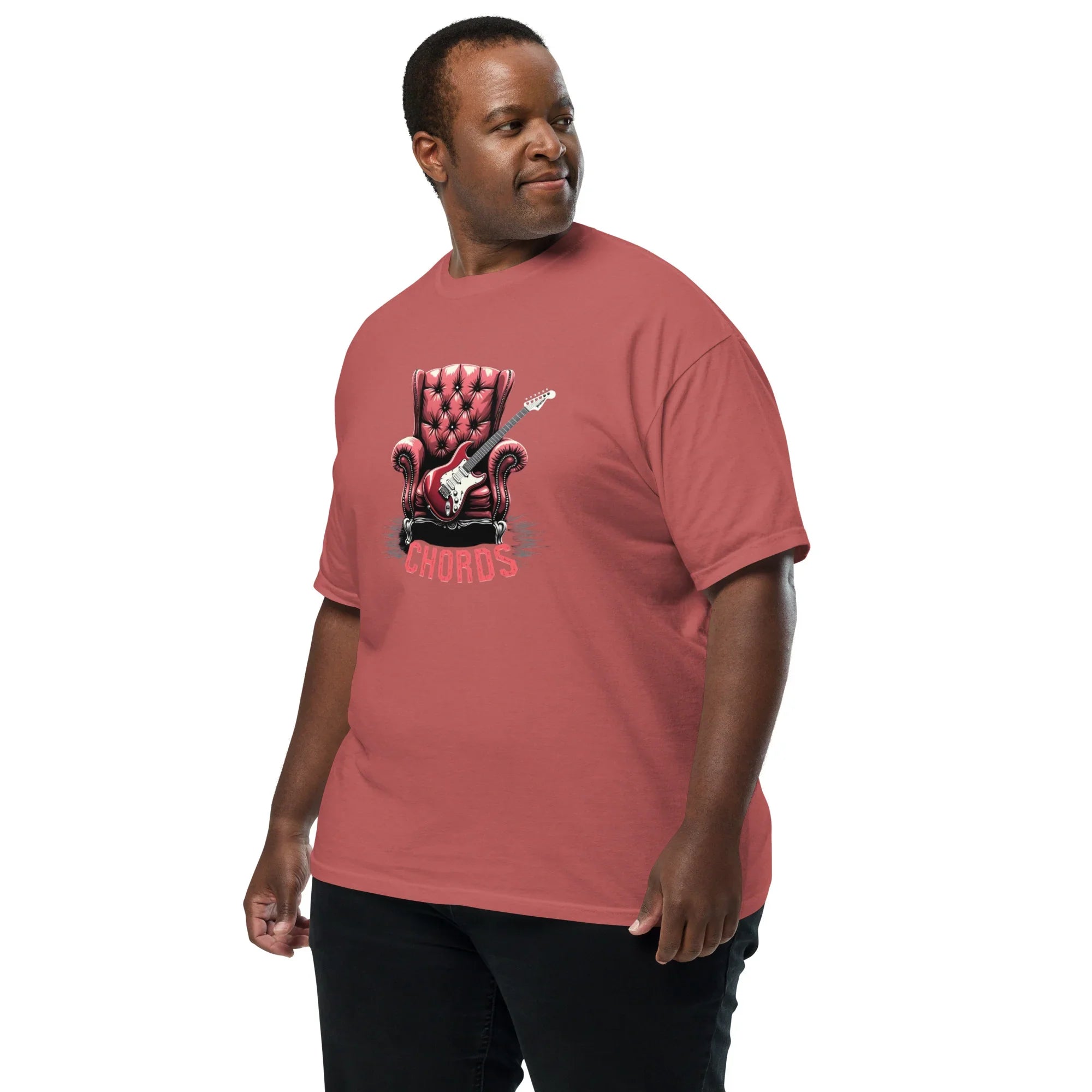 Cozy Chords Tee – Guitar Throne Edition - RaZits