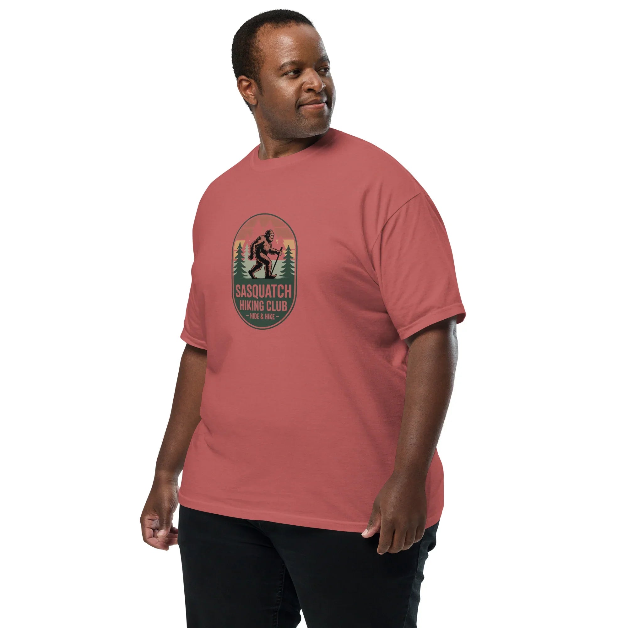 Sasquatch Hiking Club Tee – Hide & Hike Graphic Shirt - RaZits