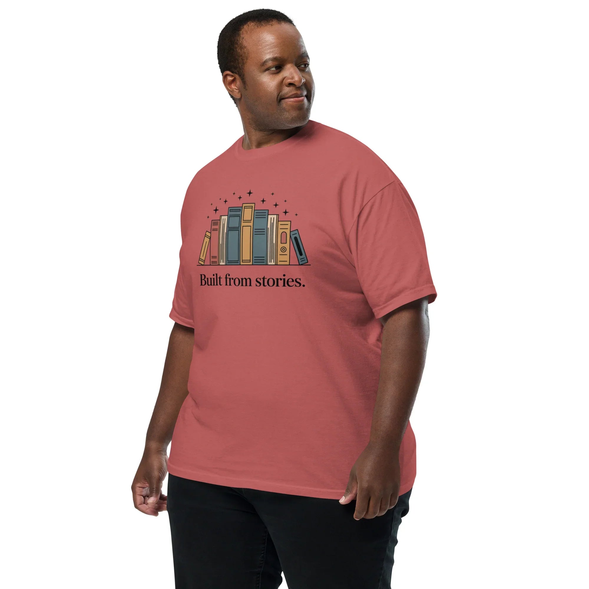 Built from Stories T-Shirt – Vintage Book Lover Tee - RaZits