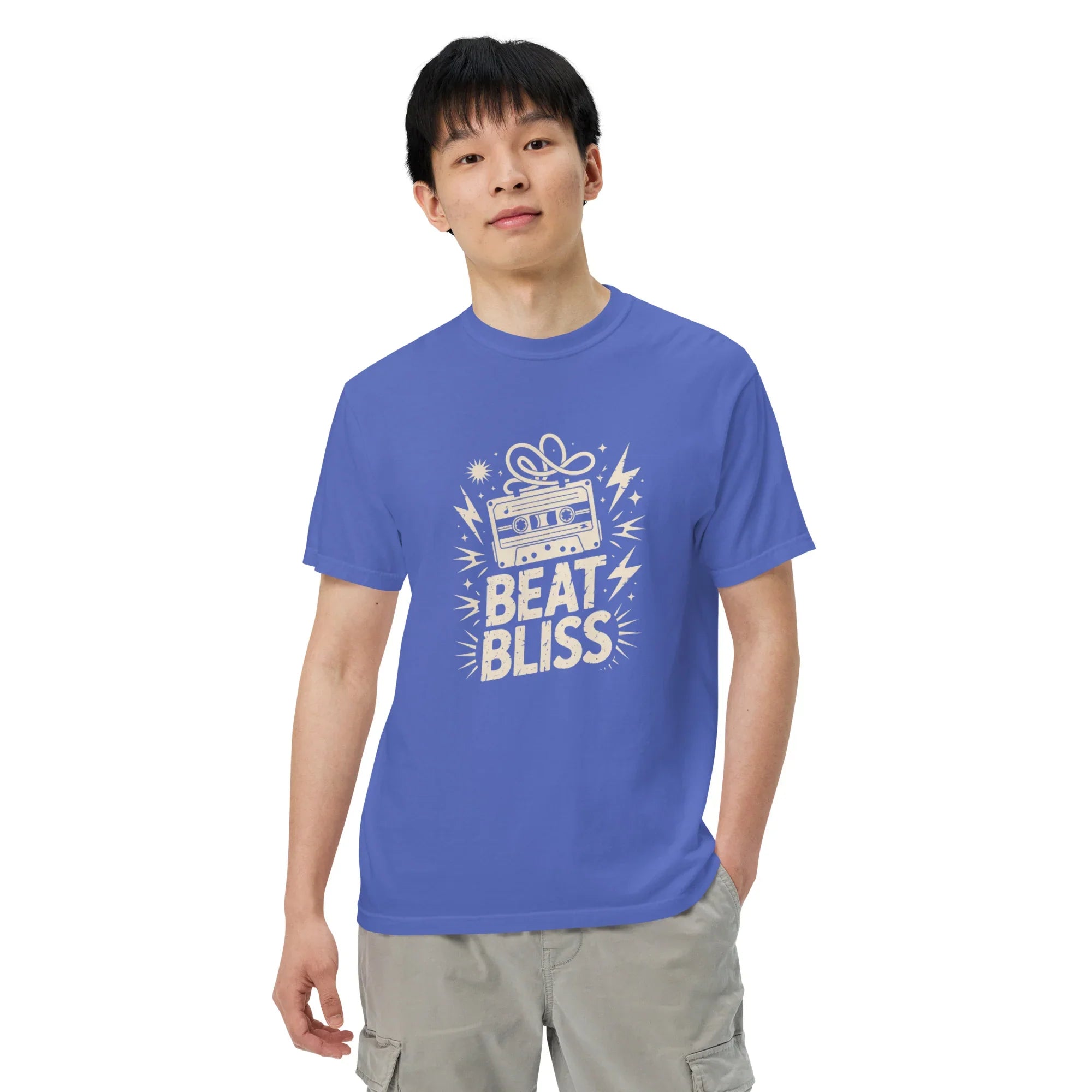 Beat Bliss Cassette Tape Heavyweight Tee - RaZits