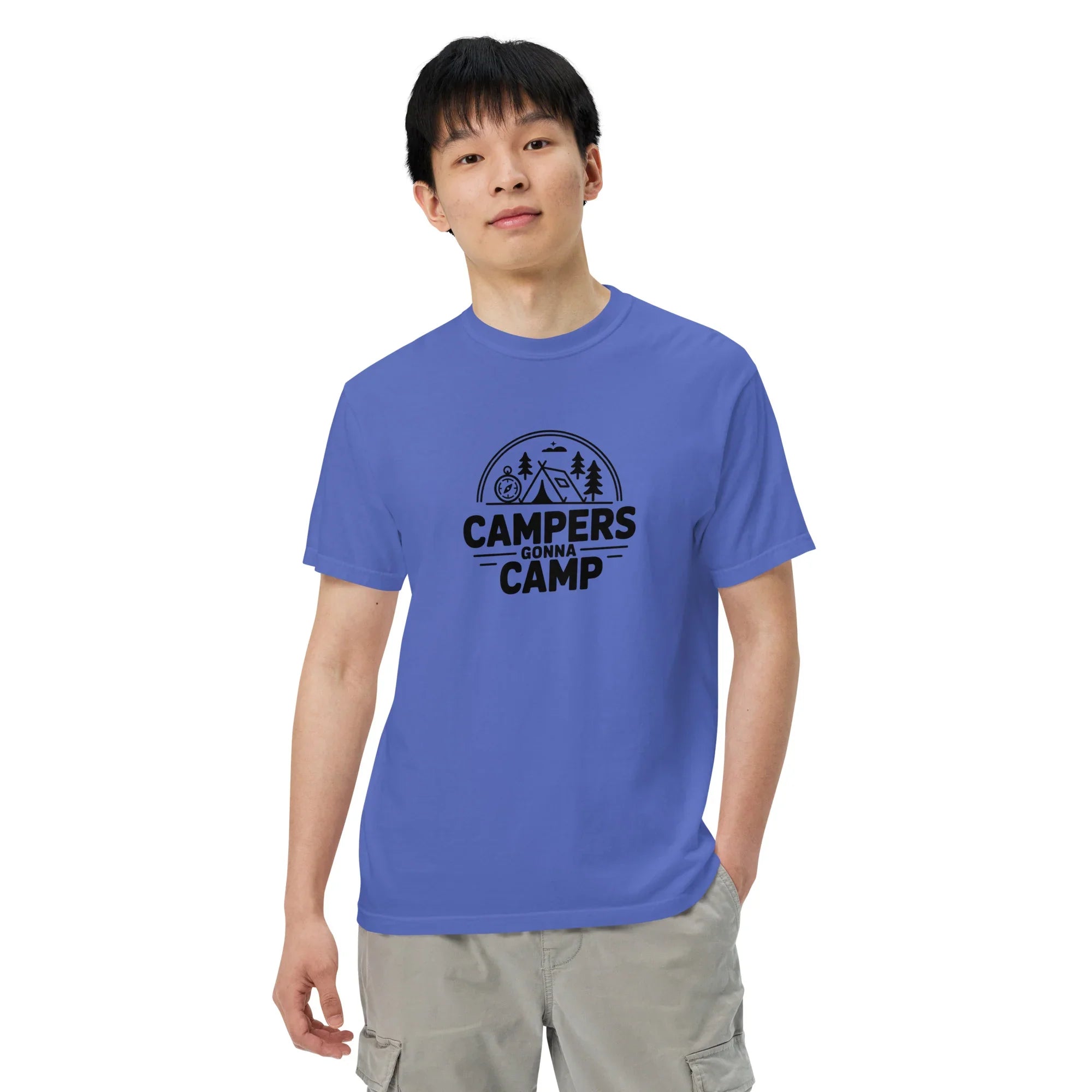 Campers Gonna Camp Tee – Bold Outdoors Graphic Shirt - RaZits