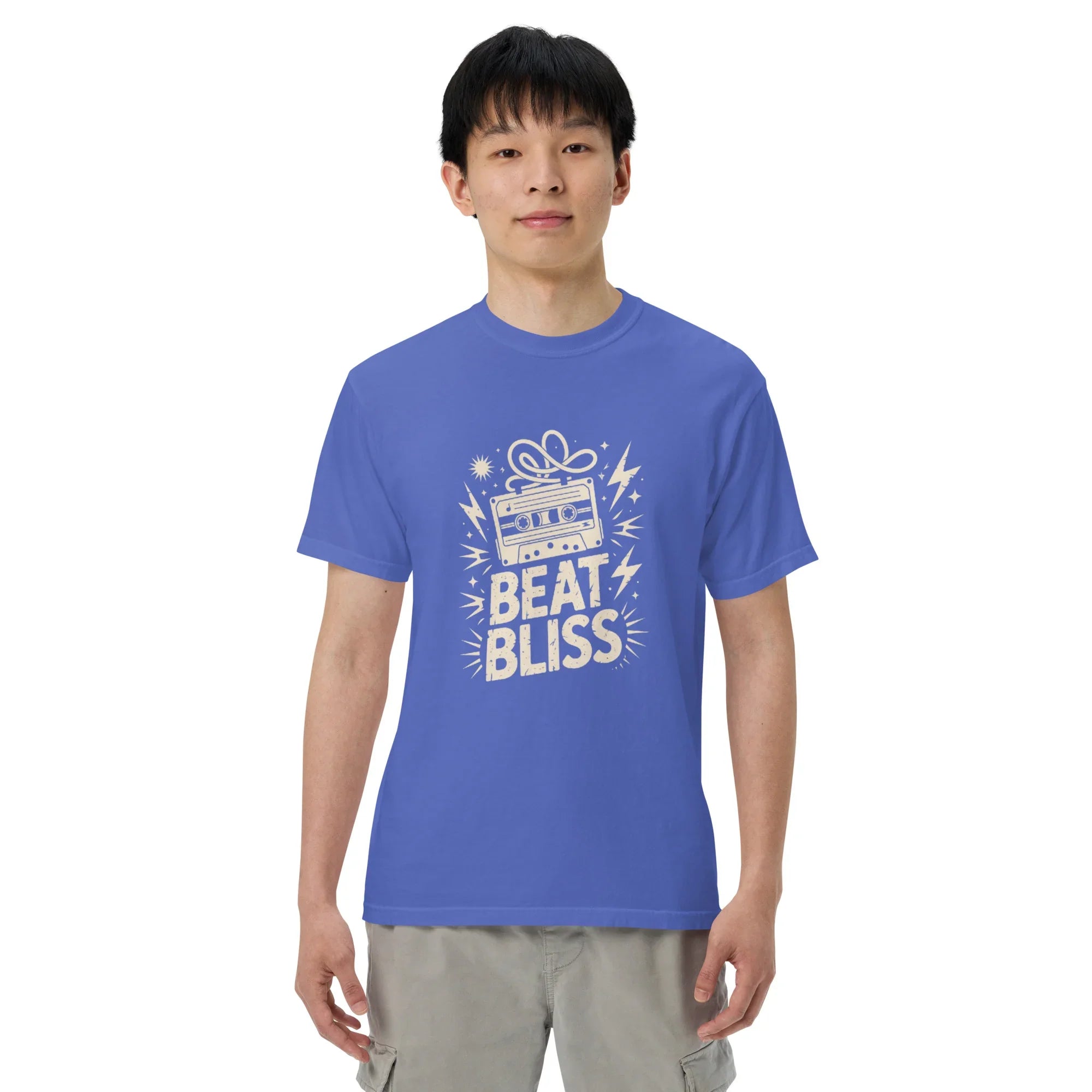 Beat Bliss Cassette Tape Heavyweight Tee - RaZits