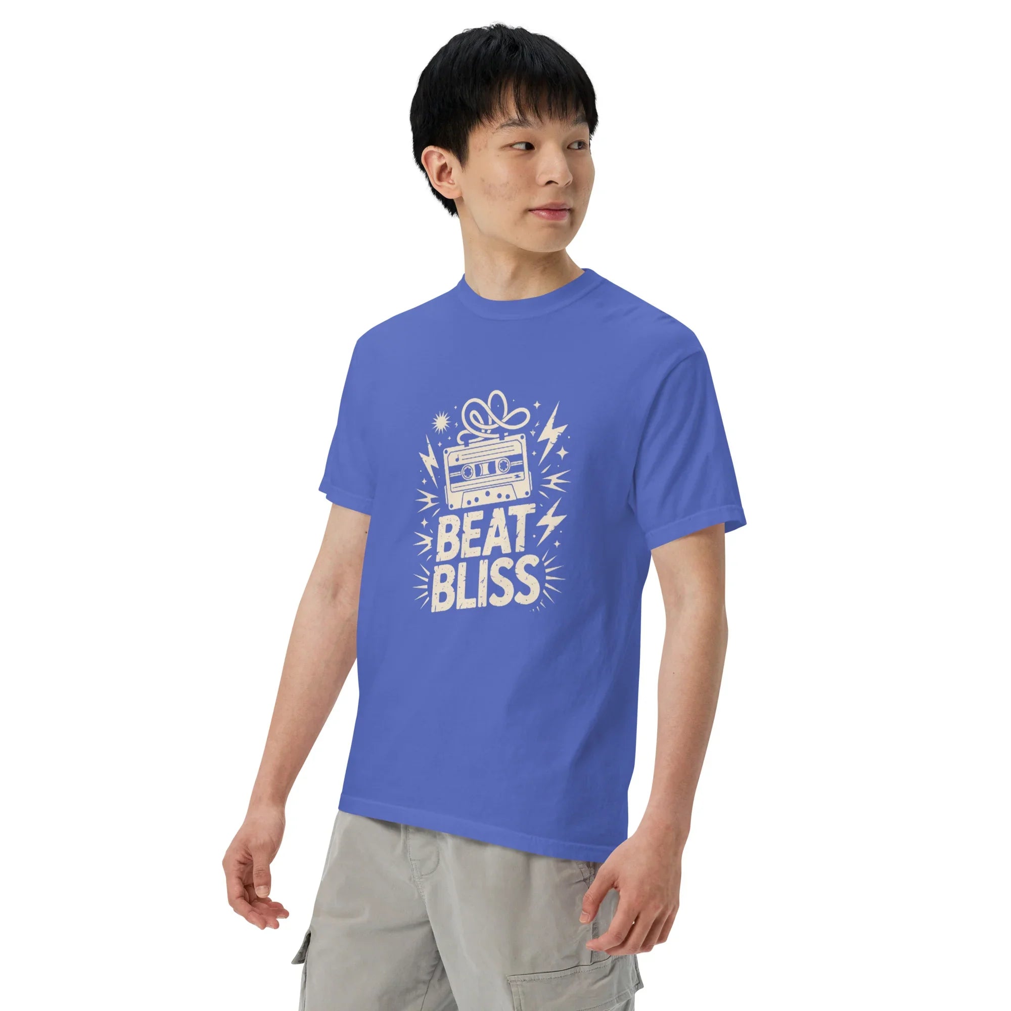 Beat Bliss Cassette Tape Heavyweight Tee - RaZits