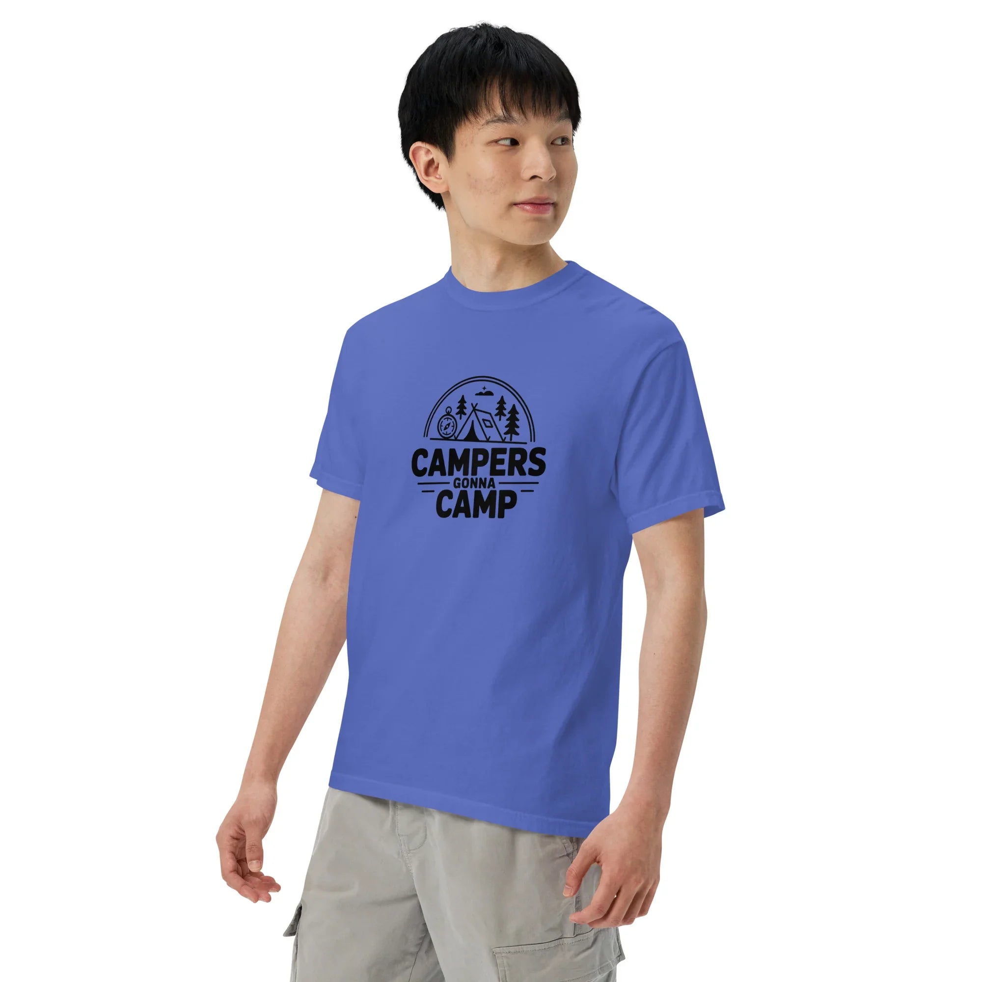 Campers Gonna Camp Tee – Bold Outdoors Graphic Shirt - RaZits