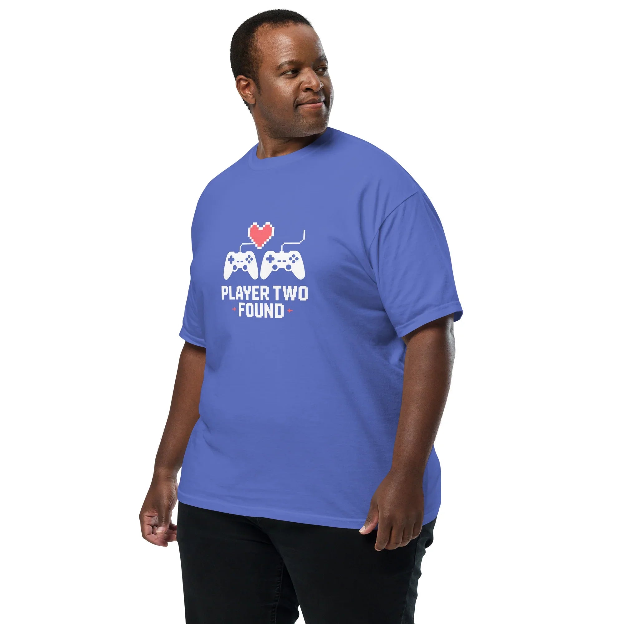 Player Two Found Men's Shirt – Gamer Love Pixel Tee - RaZits