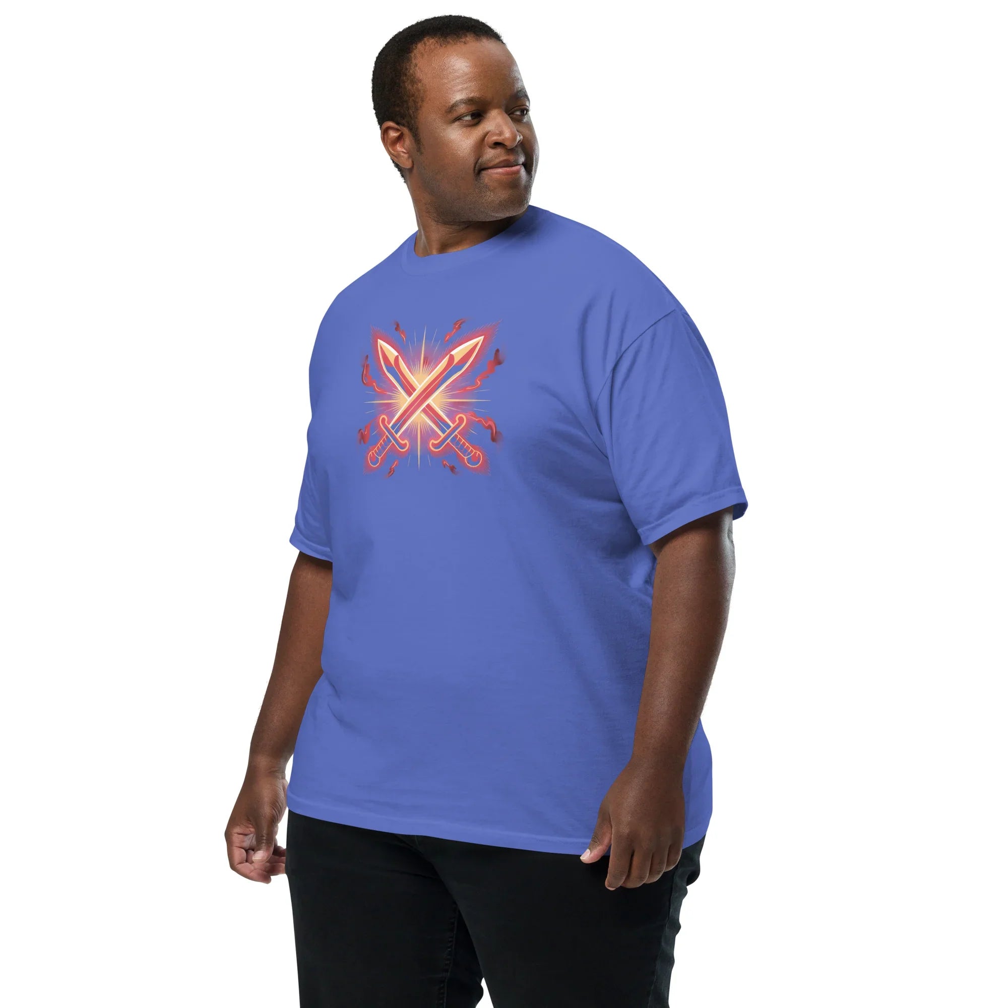 Duel Energy Fighting T-Shirt – 2D Fighter Versus Mode Apparel - RaZits