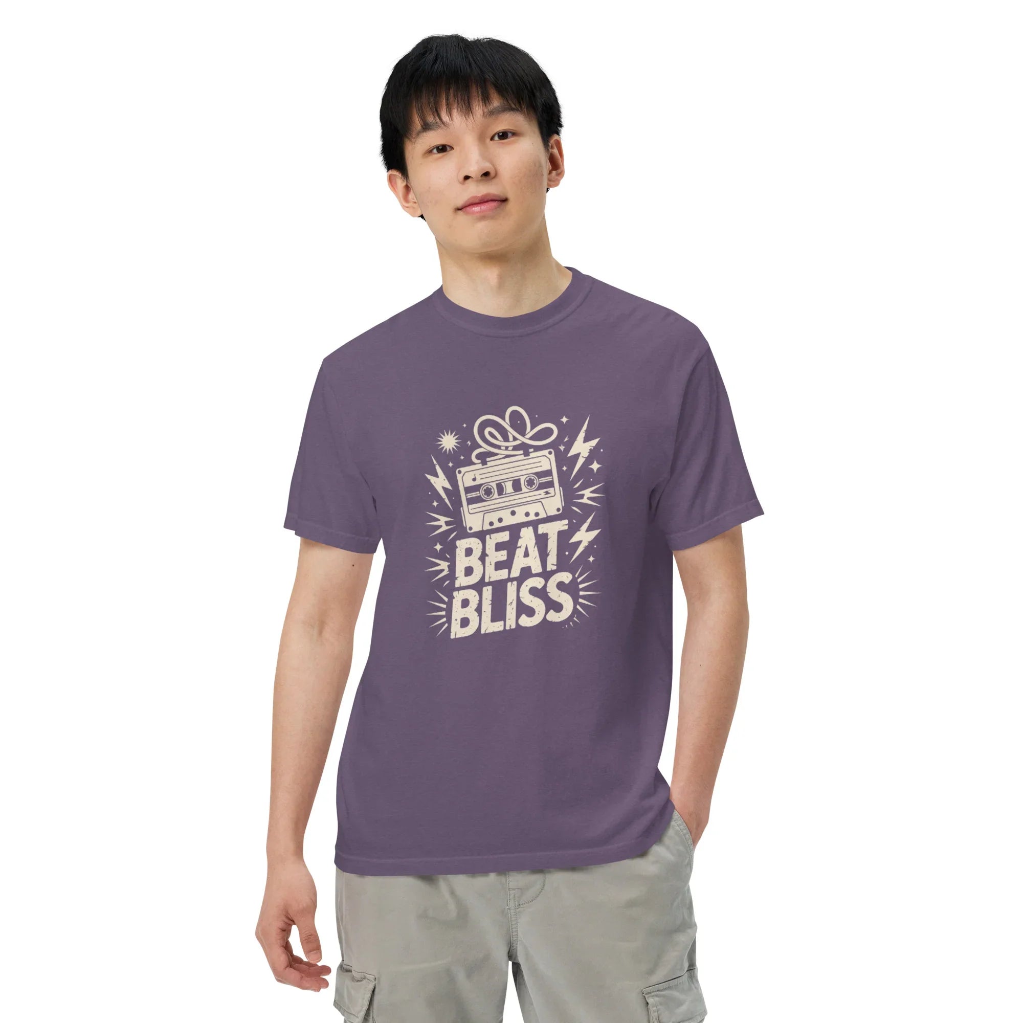 Beat Bliss Cassette Tape Heavyweight Tee - RaZits