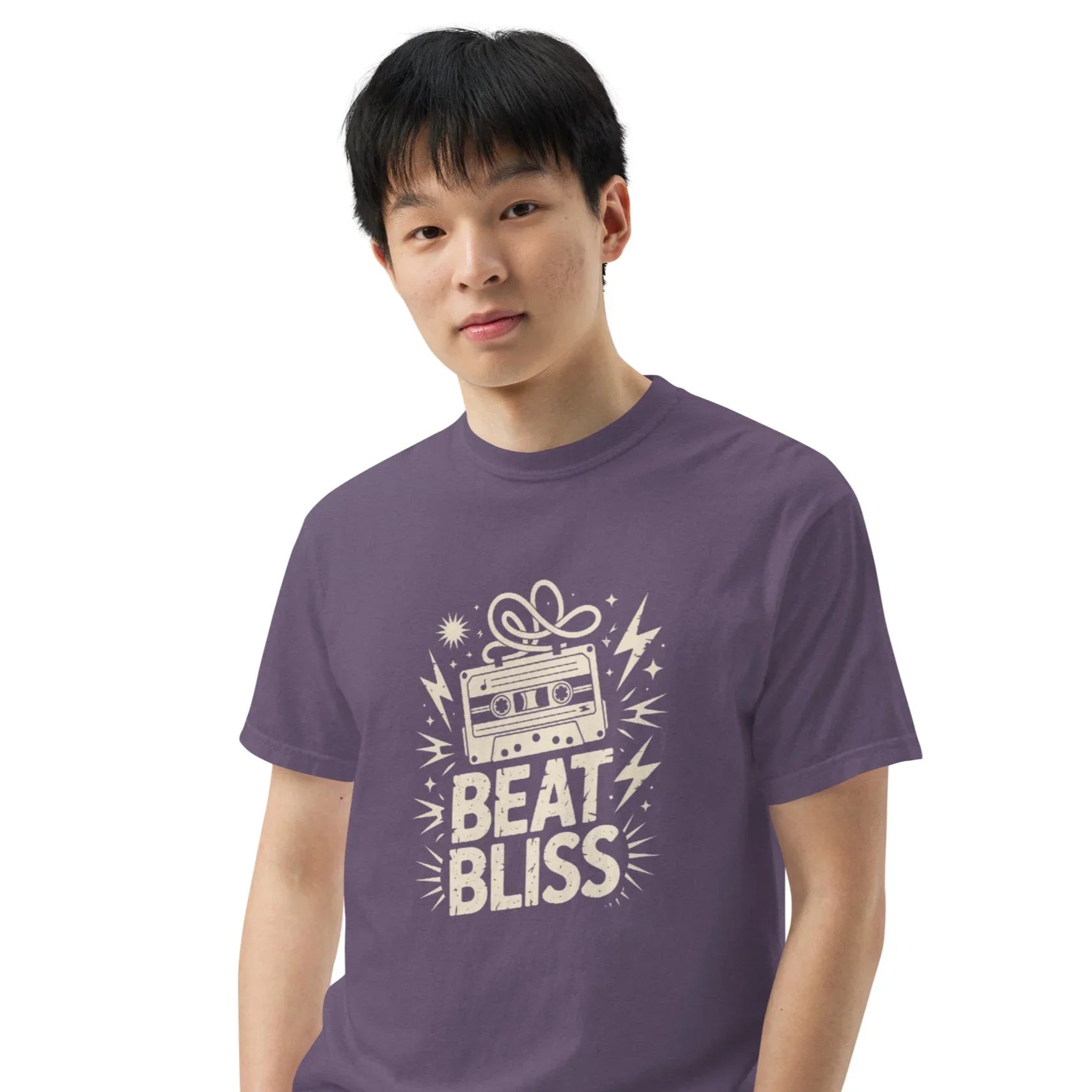 Beat Bliss Cassette Tape Heavyweight Tee - RaZits